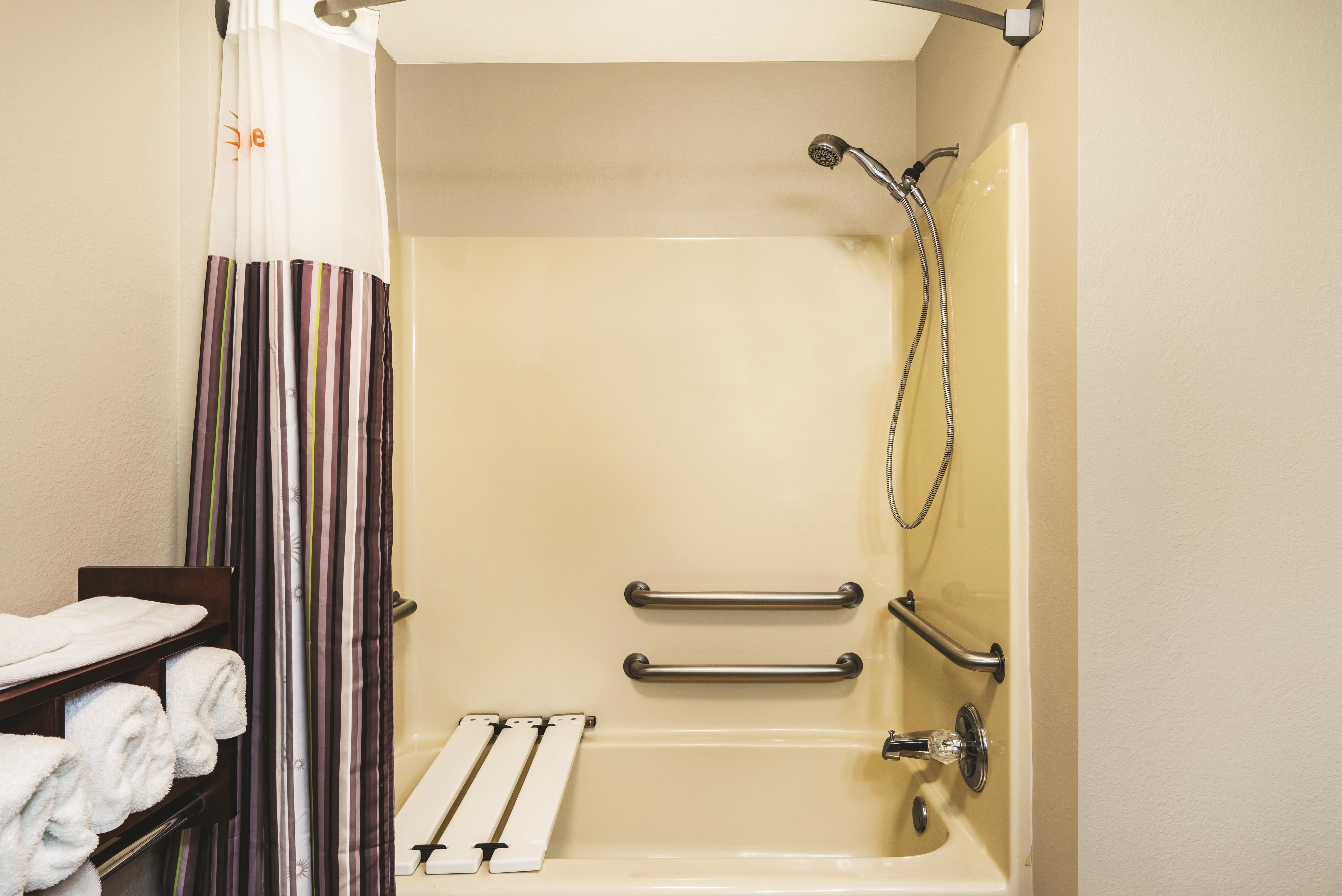 Guest room at the La Quinta Inn & Suites by Wyndham Louisville East in Louisville, Kentucky