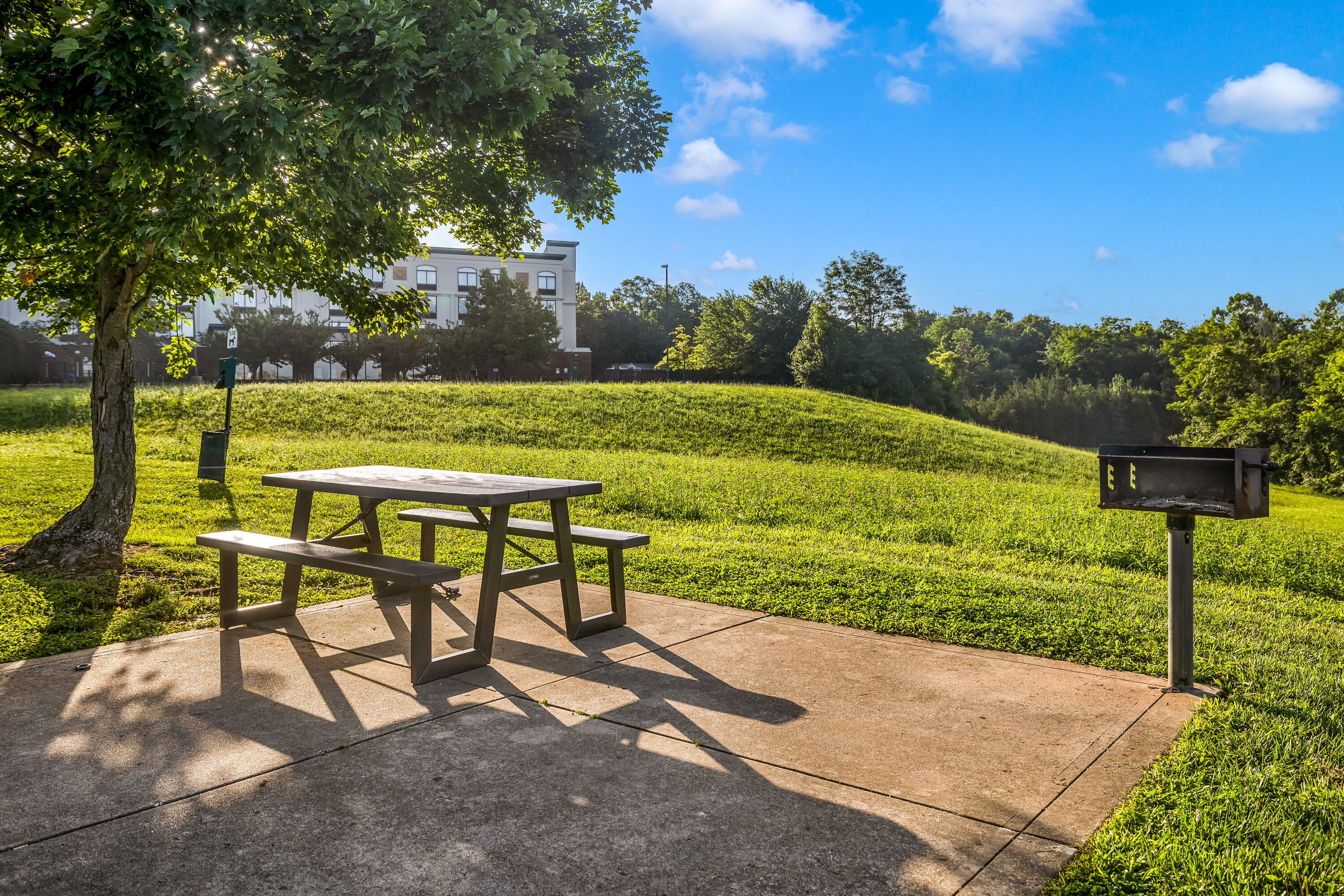 BBQ grill at La Quinta Inn & Suites by Wyndham Louisville East in Louisville, Kentucky