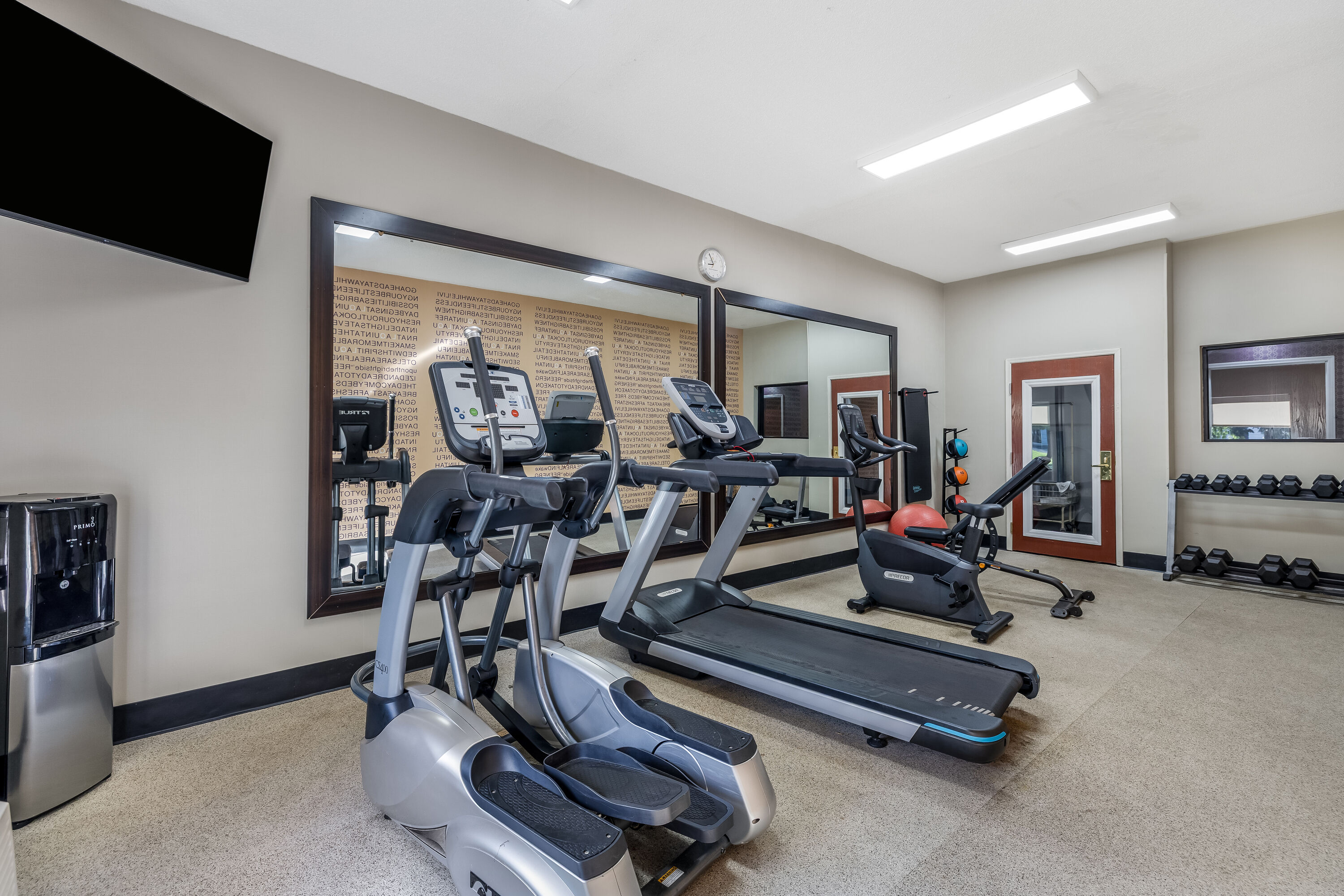 Fitness room at La Quinta Inn & Suites by Wyndham Louisville East in Louisville, Kentucky