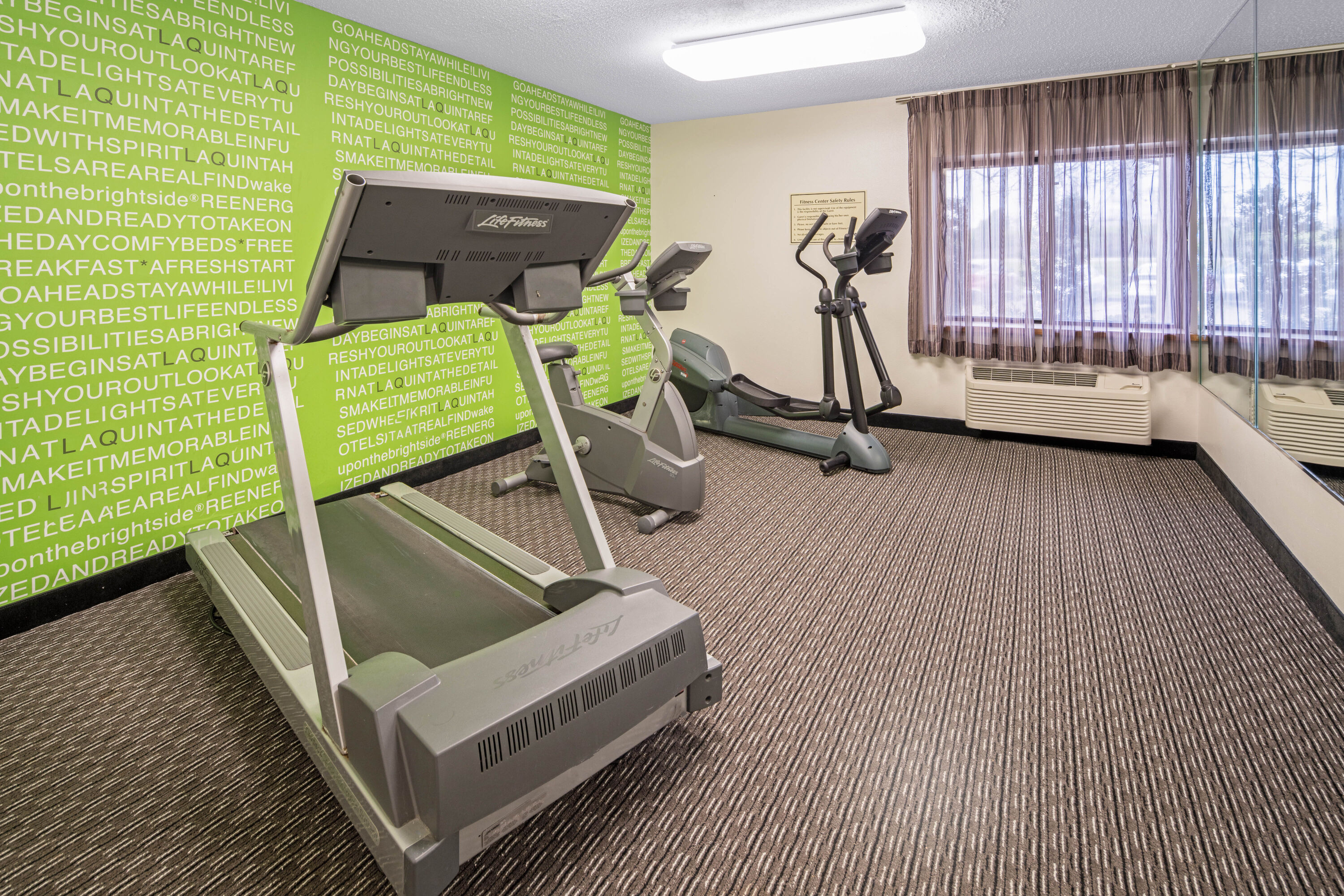 Fitness room at La Quinta Inn & Suites by Wyndham Baton Rouge Siegen Lane in Baton Rouge, Louisiana
