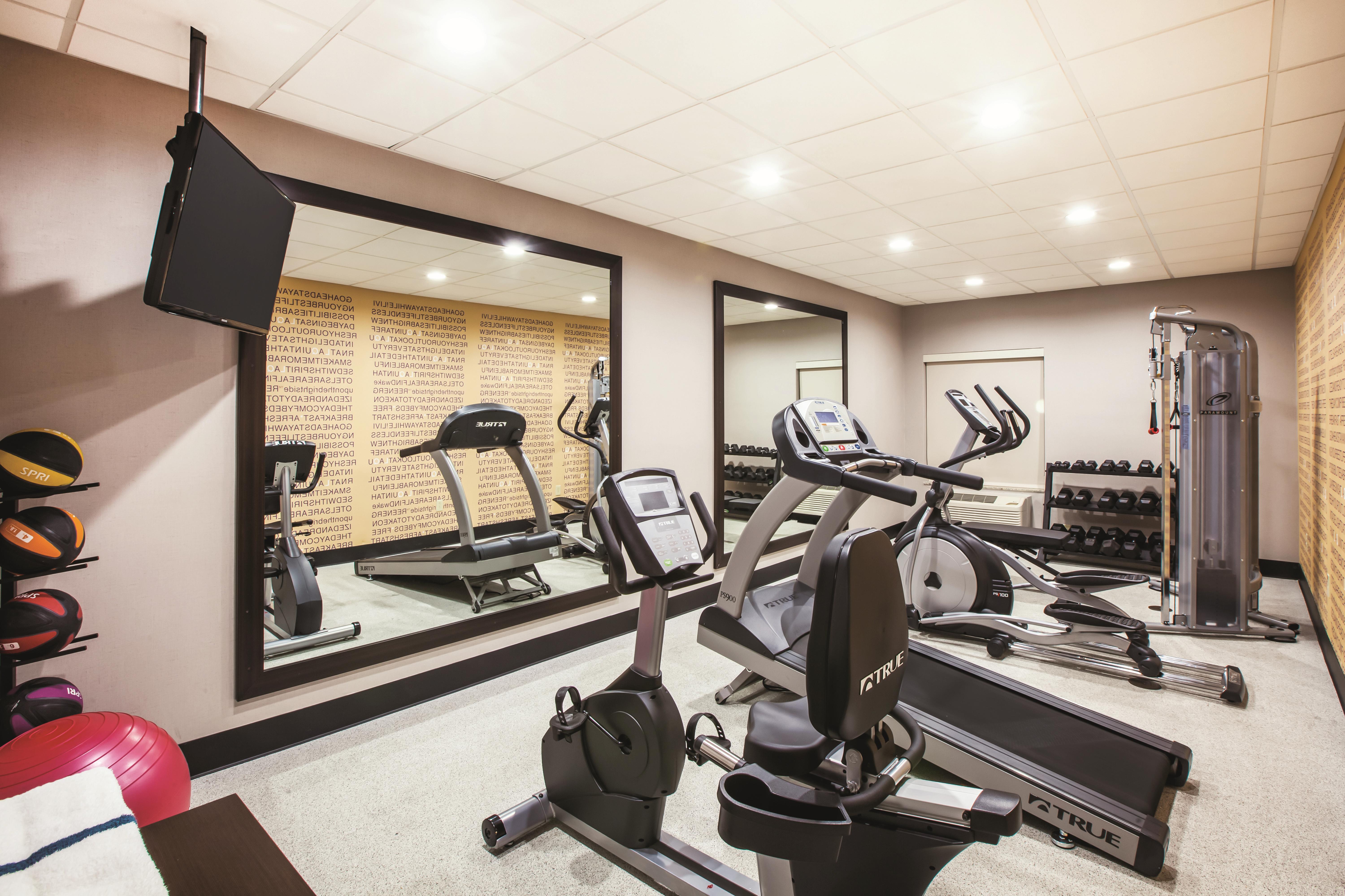Fitness room at La Quinta Inn & Suites by Wyndham Baton Rouge Denham Springs in Baton Rouge, Louisiana