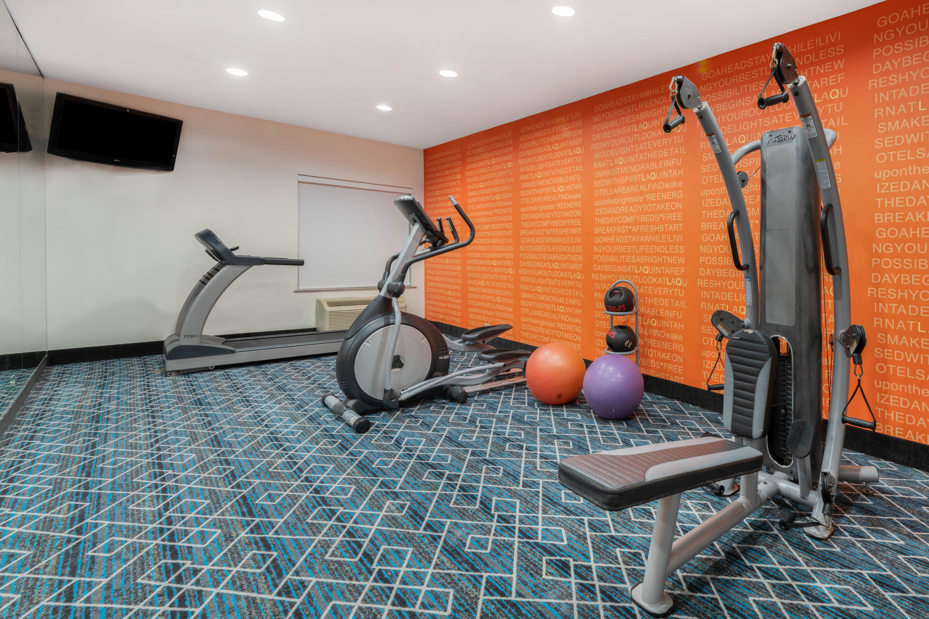 Fitness room at La Quinta Inn & Suites by Wyndham Boutte in Boutte, Louisiana