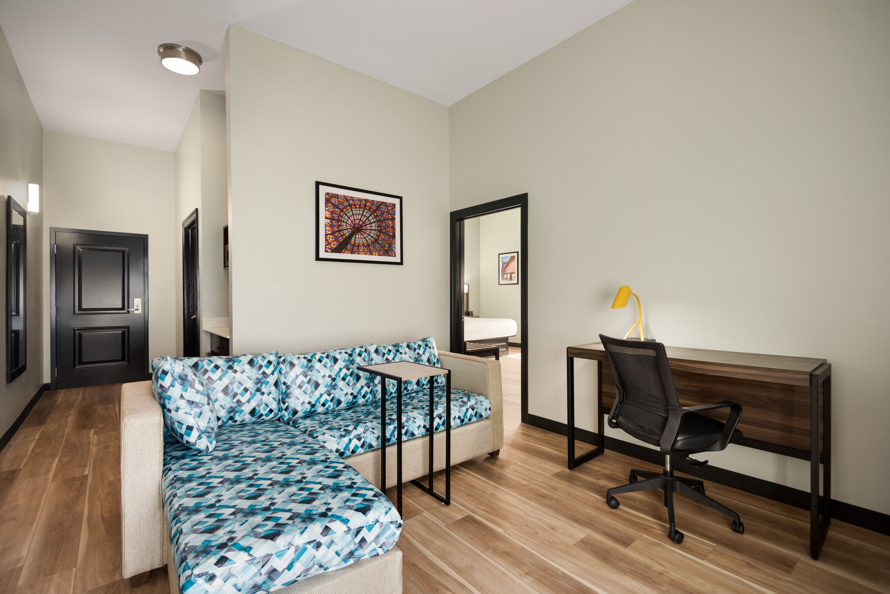 Guest room at the La Quinta Inn & Suites by Wyndham Gonzales LA in Gonzales, Louisiana