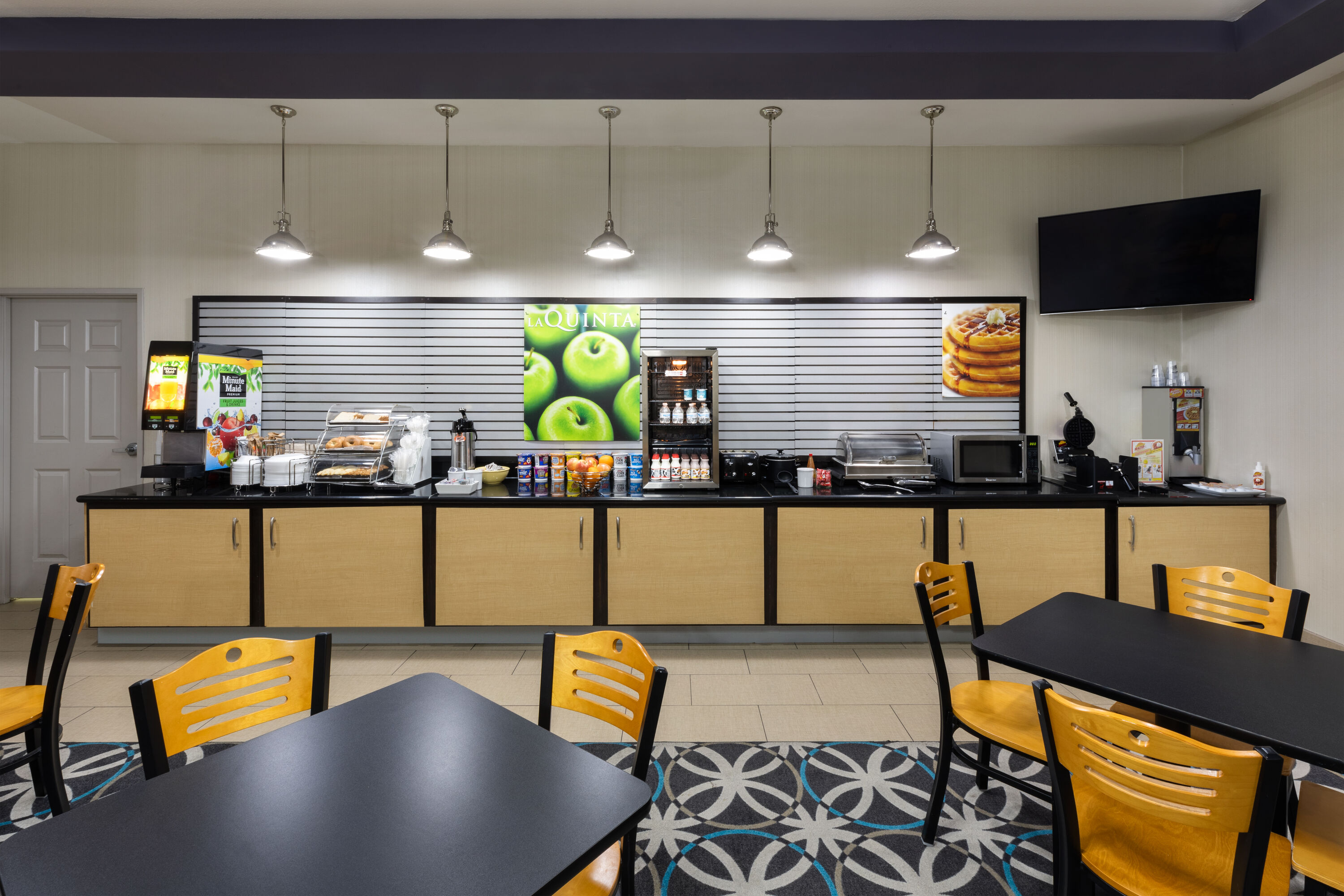 Free breakfast at La Quinta Inn & Suites by Wyndham Houma in Houma, Louisiana