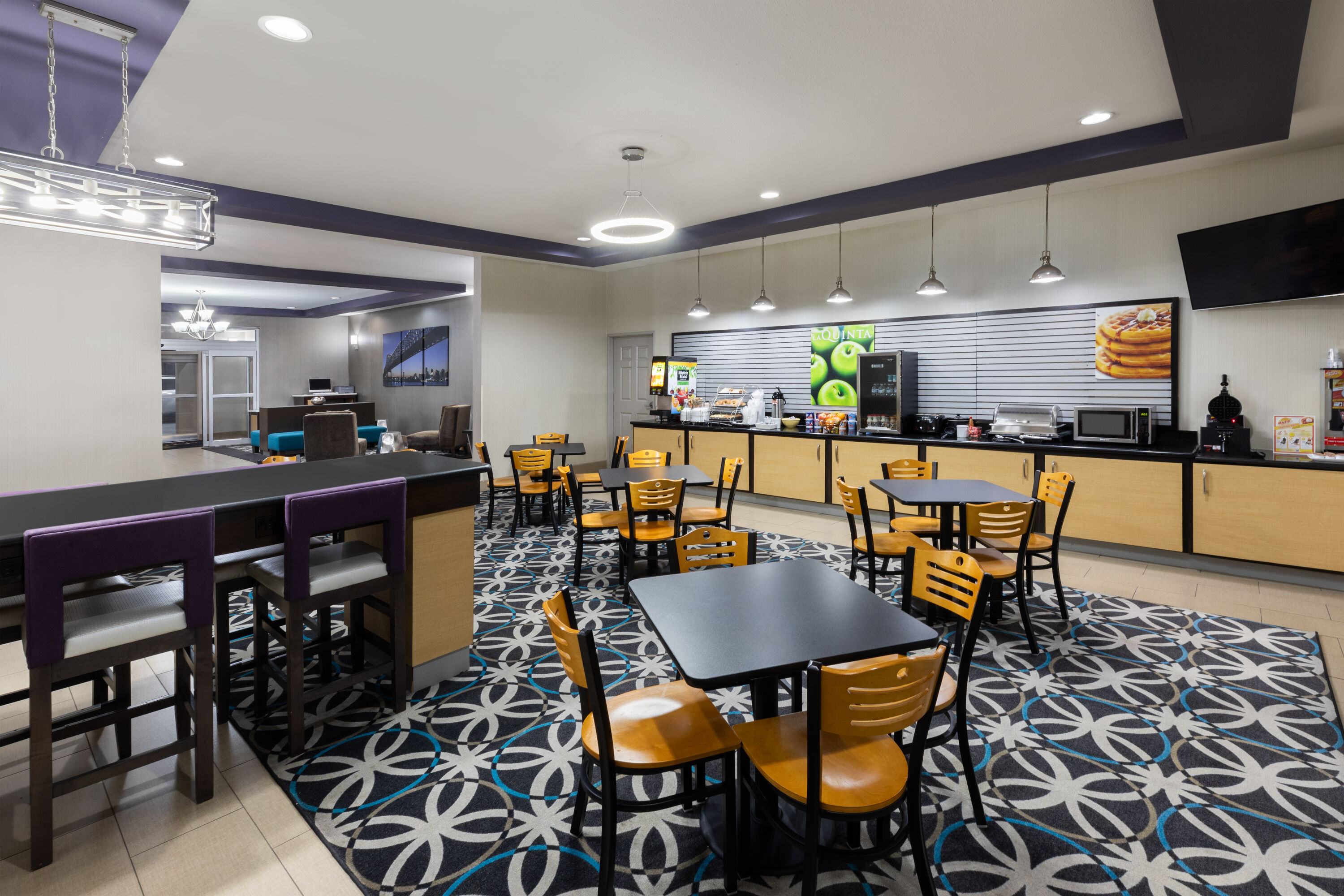 Free breakfast at La Quinta Inn & Suites by Wyndham Houma in Houma, Louisiana