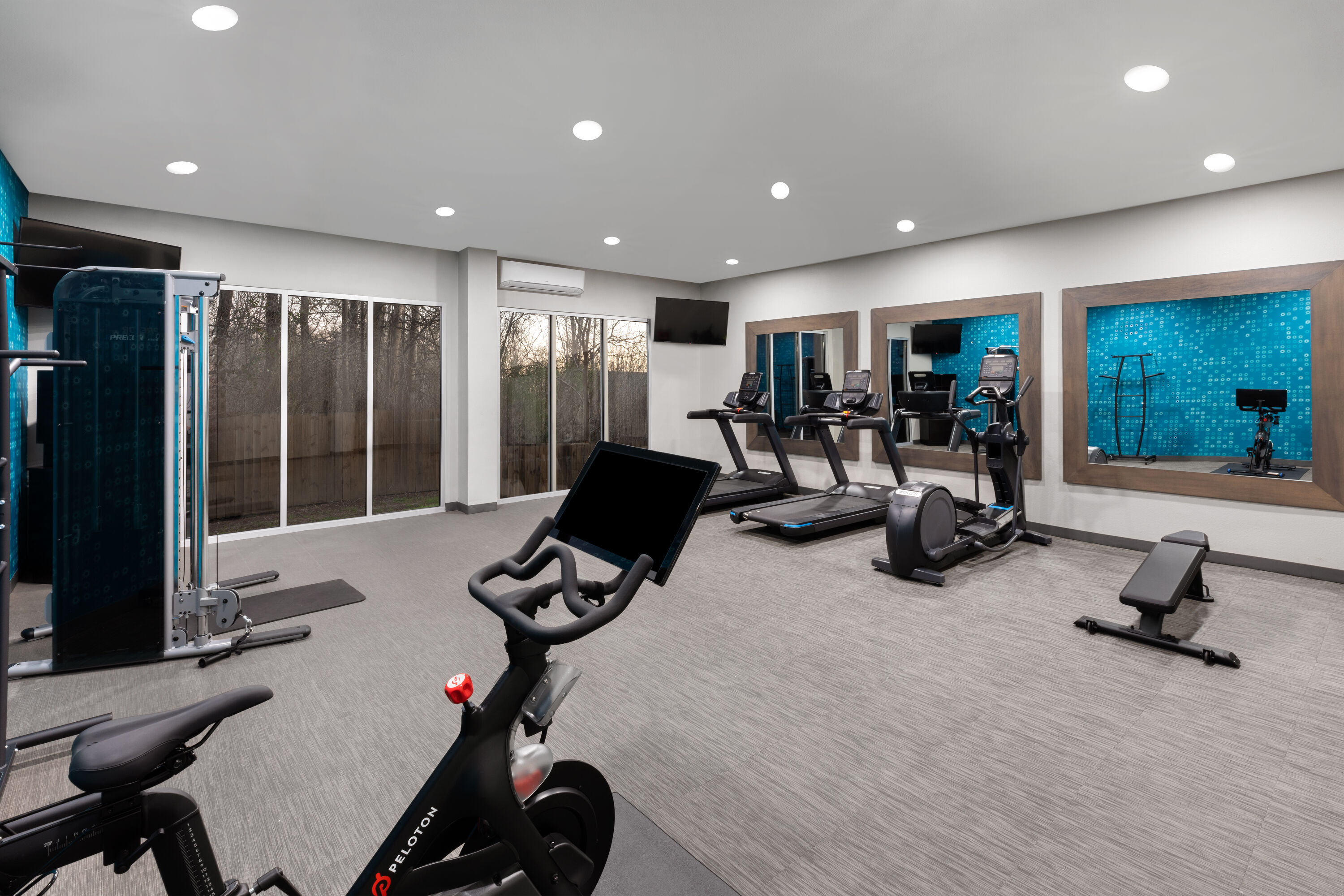 Fitness room at La Quinta Inn & Suites by Wyndham Houma in Houma, Louisiana