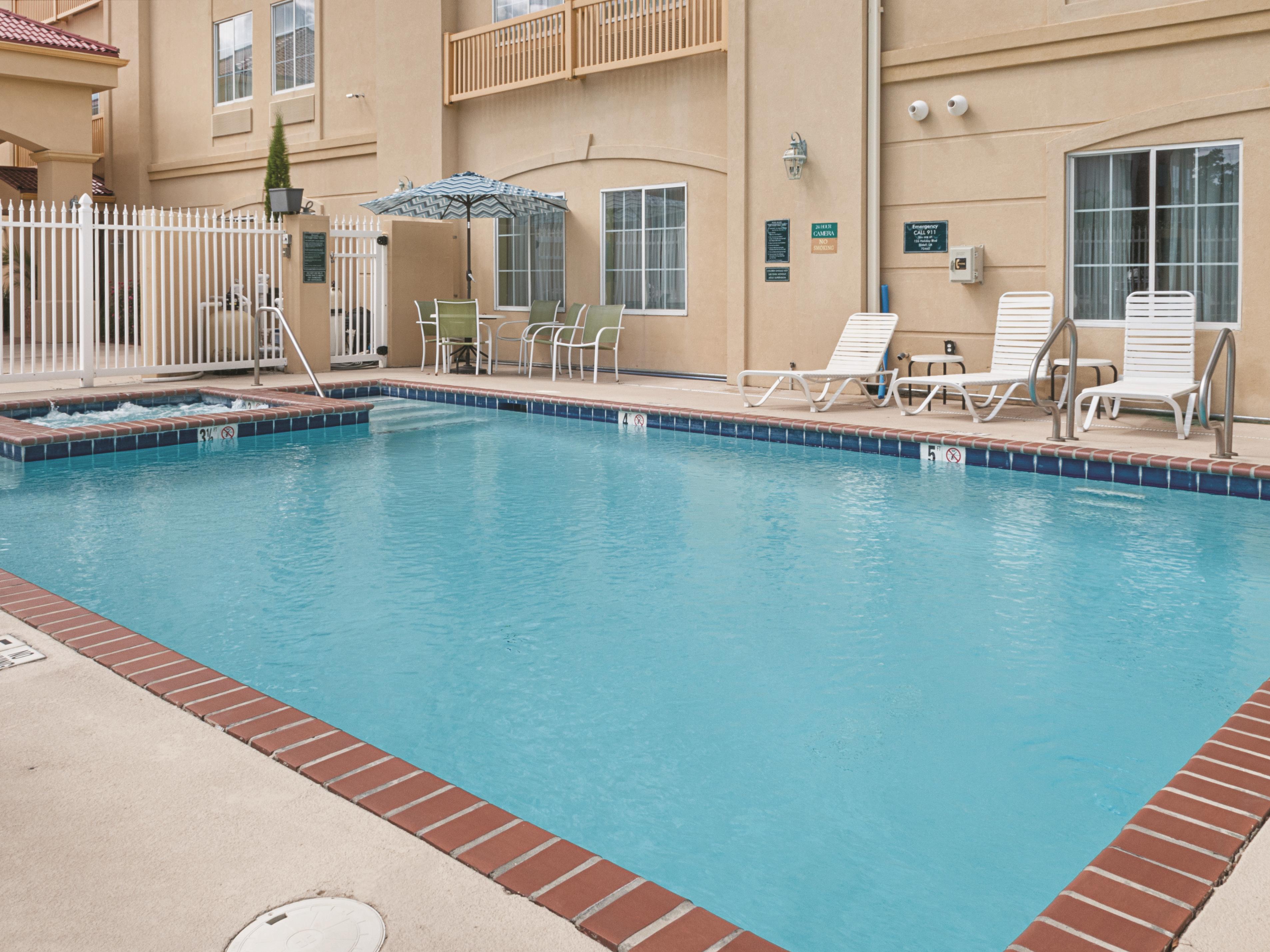 Pool at the La Quinta Inn & Suites by Wyndham Slidell North Shore in Slidell, Louisiana