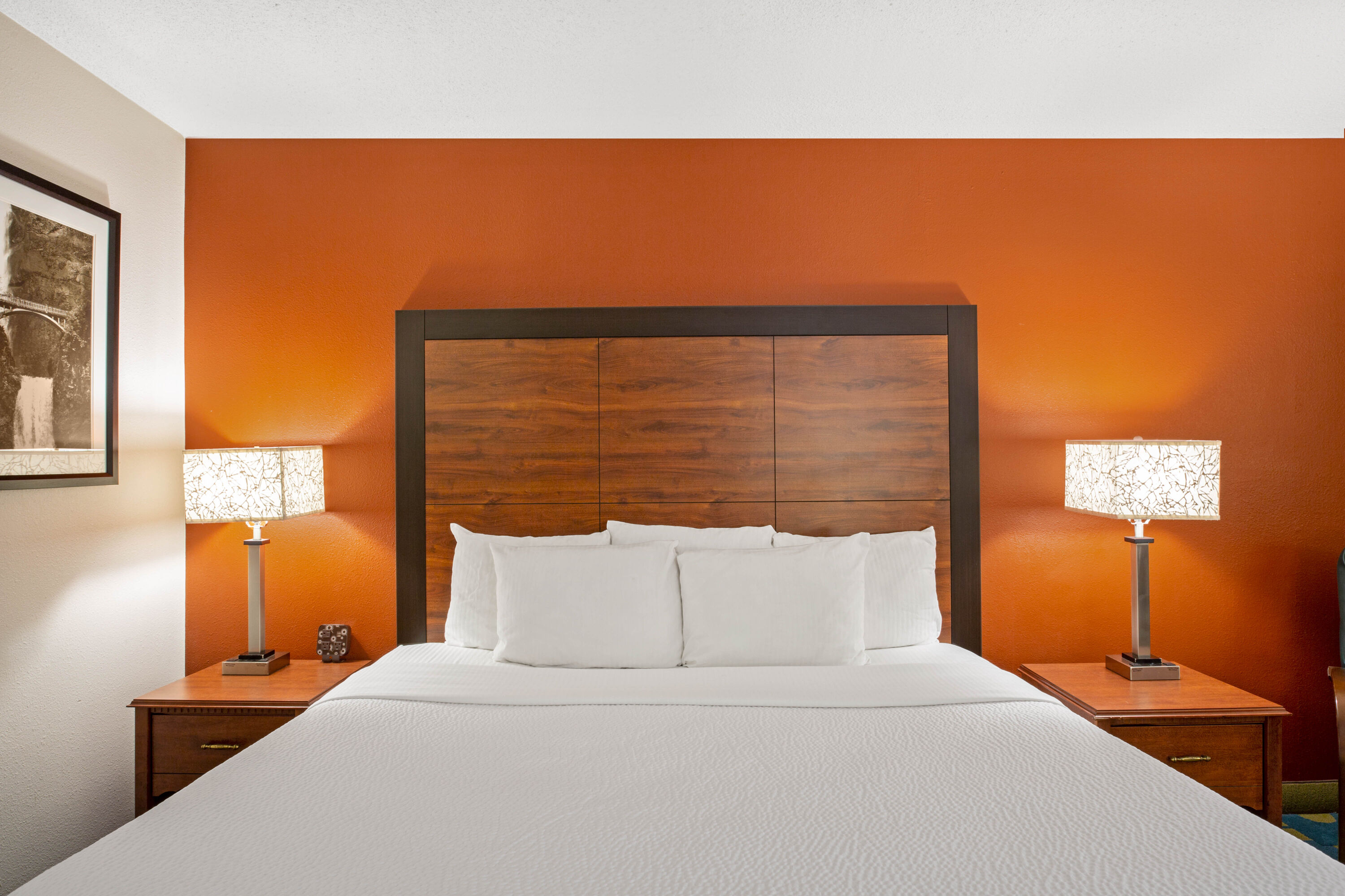Guest room feature at the La Quinta Inn by Wyndham Auburn Worcester in Auburn, Massachusetts