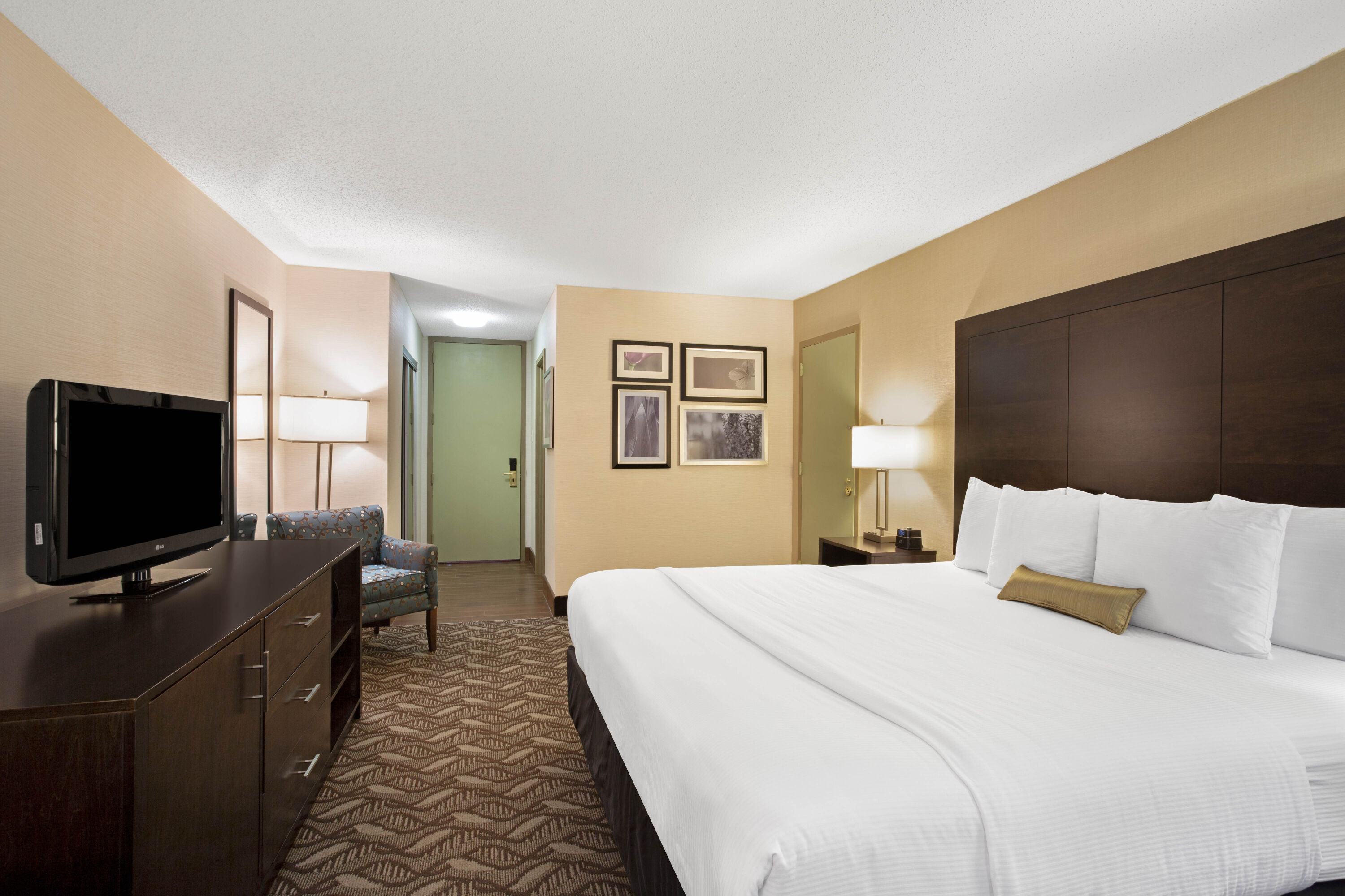 Guest room at the La Quinta Inn & Suites by Wyndham Springfield MA in Springfield, Massachusetts