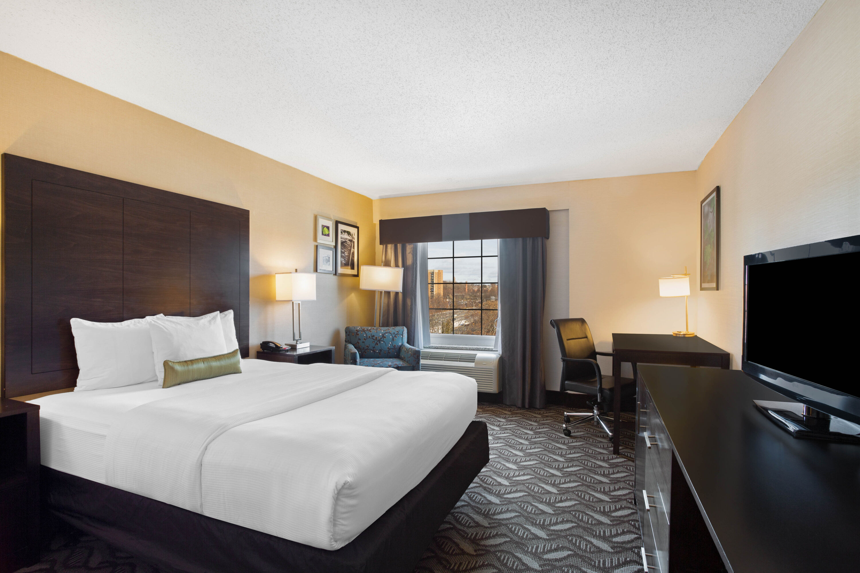 Guest room at the La Quinta Inn & Suites by Wyndham Springfield MA in Springfield, Massachusetts