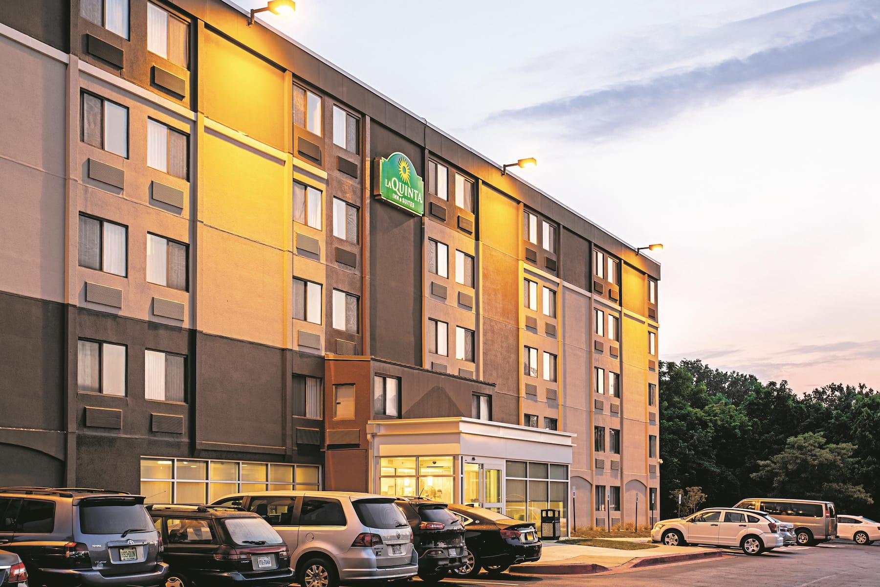 Exterior of La Quinta Inn & Suites by Wyndham Baltimore N / White Marsh hotel in Baltimore, Maryland