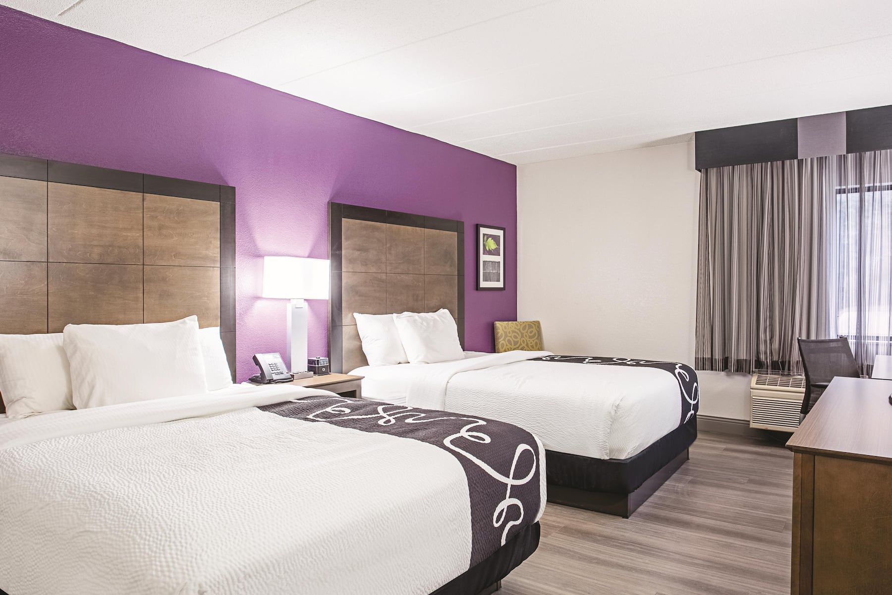 Guest room at the La Quinta Inn & Suites by Wyndham Baltimore N / White Marsh in Baltimore, Maryland
