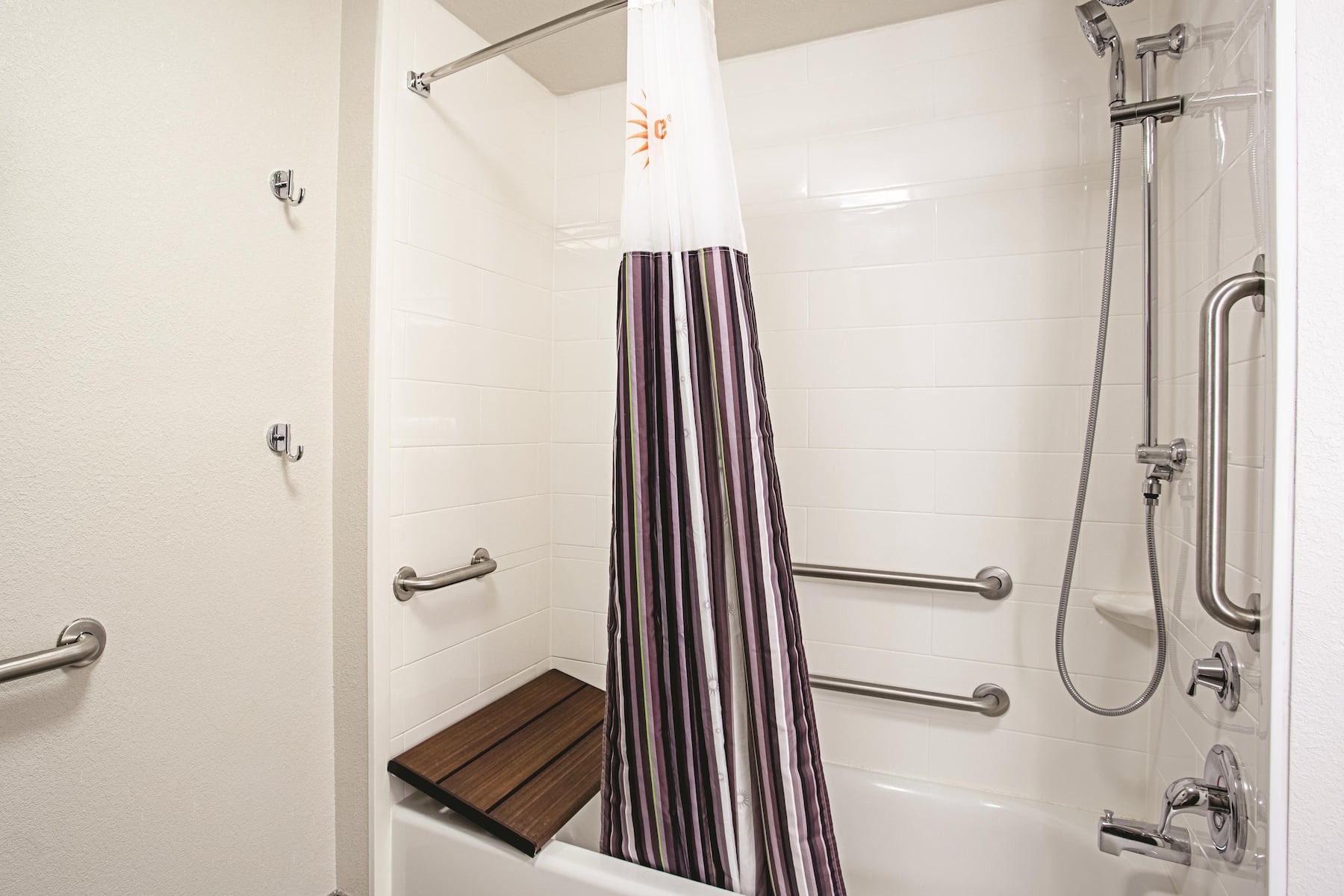 Guest room at the La Quinta Inn & Suites by Wyndham Baltimore N / White Marsh in Baltimore, Maryland