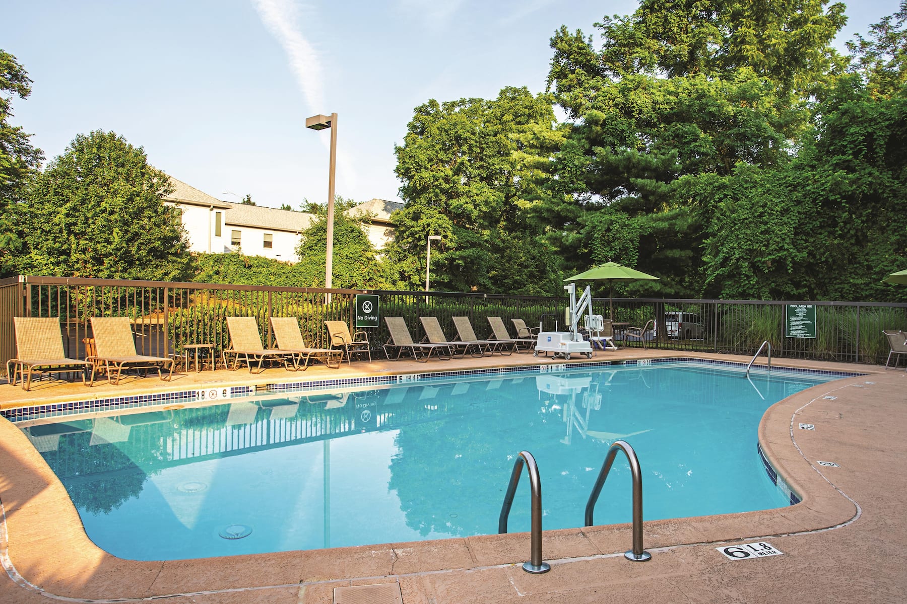 Pool at the La Quinta Inn & Suites by Wyndham Baltimore N / White Marsh in Baltimore, Maryland