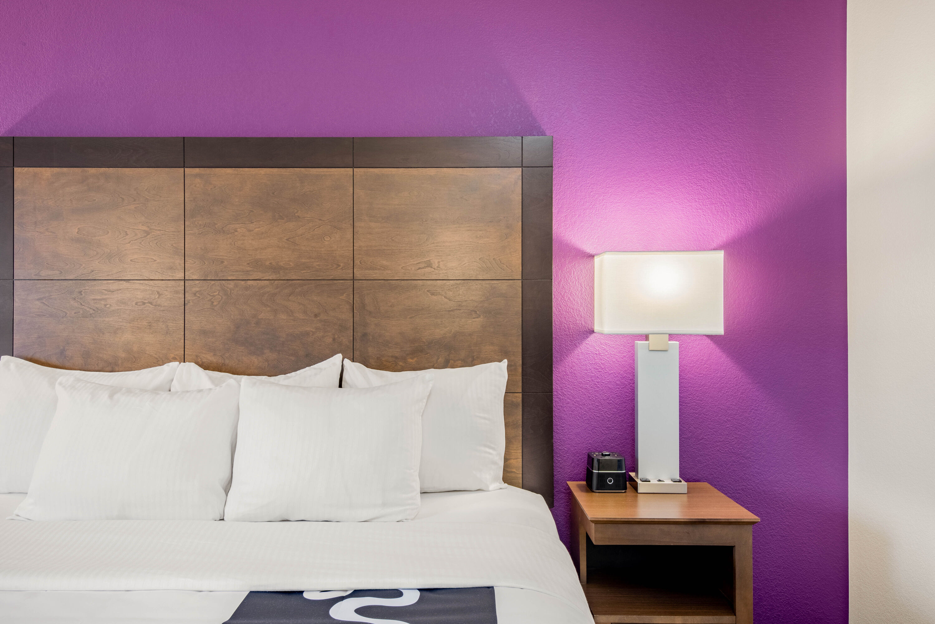 Guest room feature at the La Quinta Inn & Suites by Wyndham Baltimore BWI Airport in Linthicum, Maryland