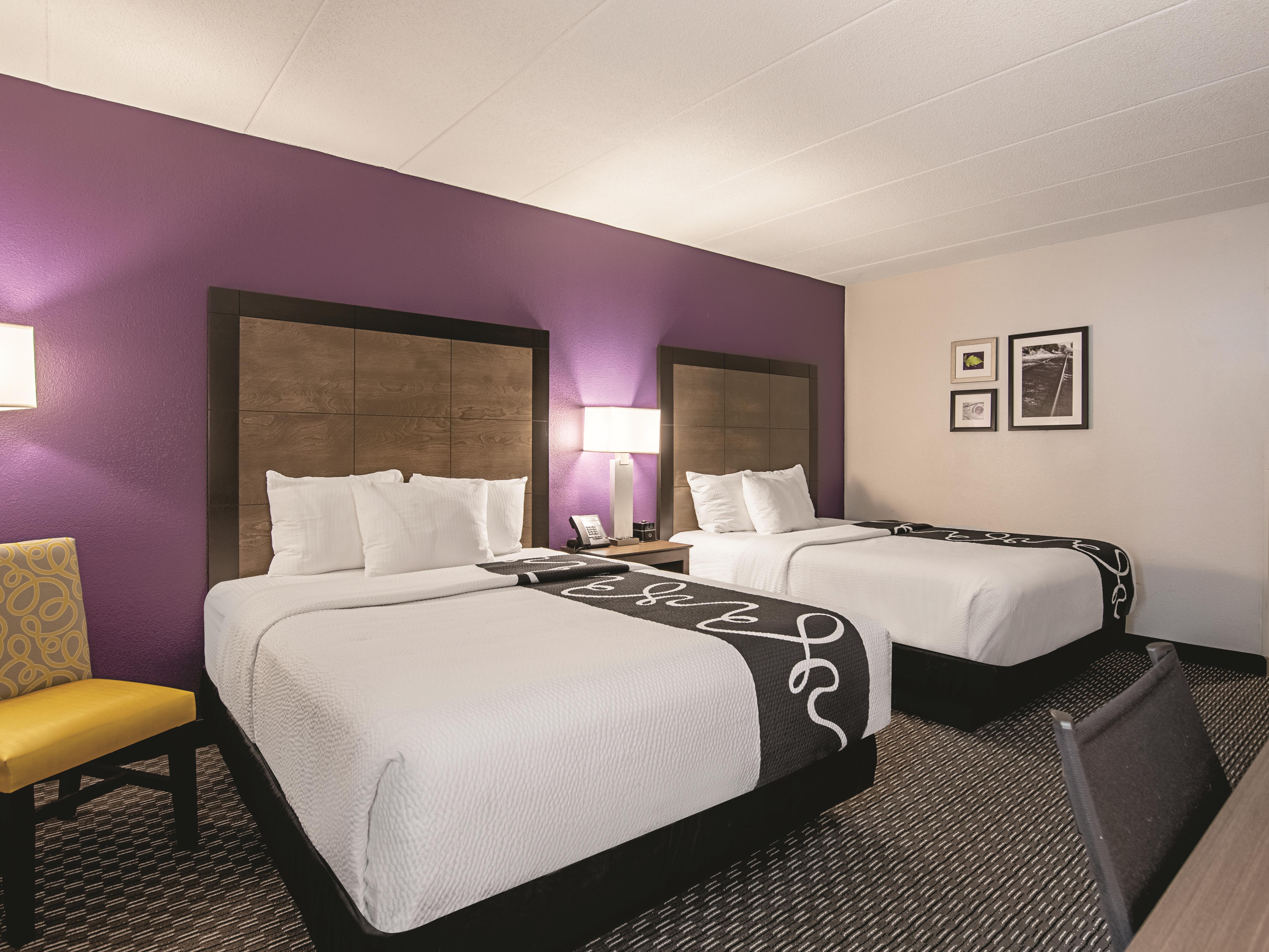 Guest room at the La Quinta Inn & Suites by Wyndham Portland DT/Maine Med in Portland, Maine