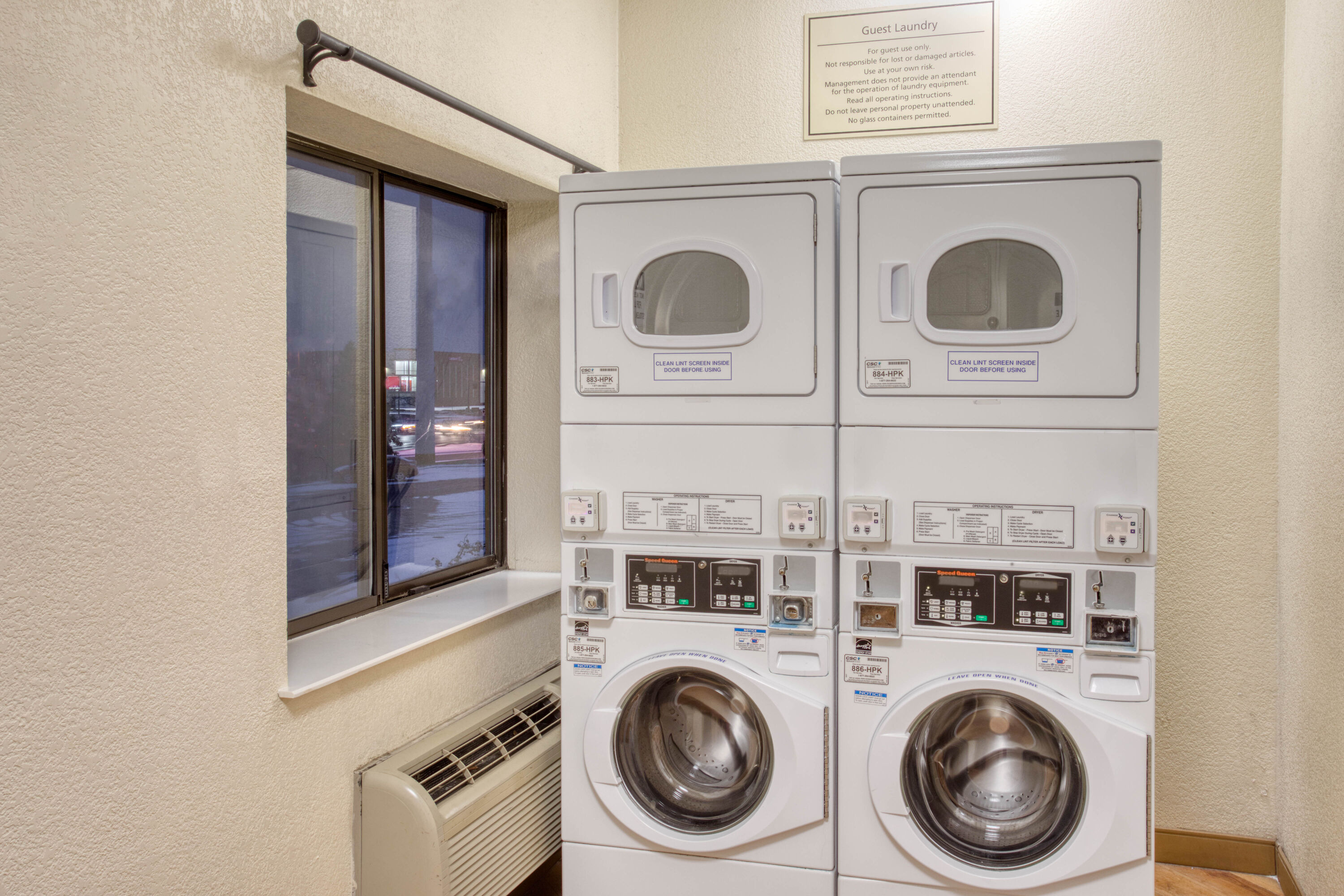Laundry facilities at La Quinta Inn by Wyndham Minneapolis Airport Bloomington in Bloomington, Minnesota