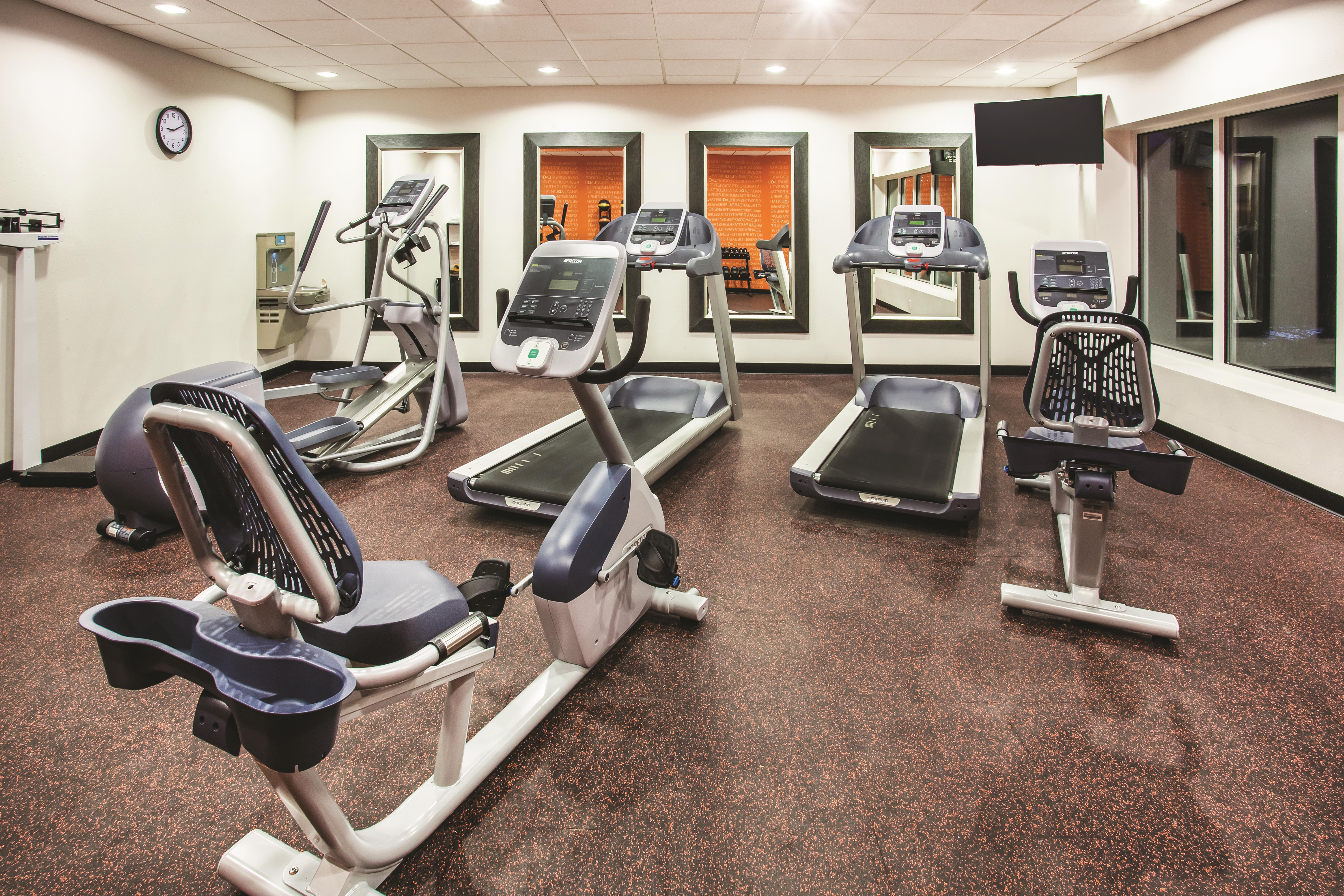Fitness room at La Quinta Inn & Suites by Wyndham St. Paul-Woodbury in Woodbury, Minnesota