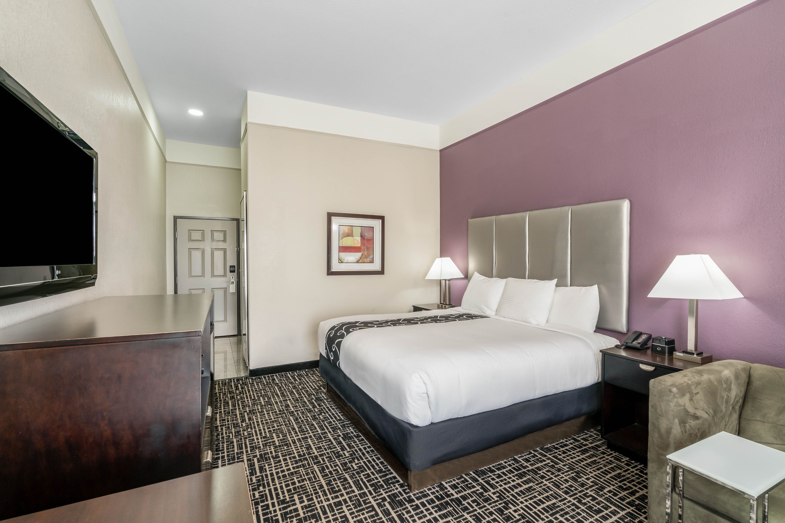 Guest room at the La Quinta Inn & Suites by Wyndham Canton MS in Canton, Mississippi