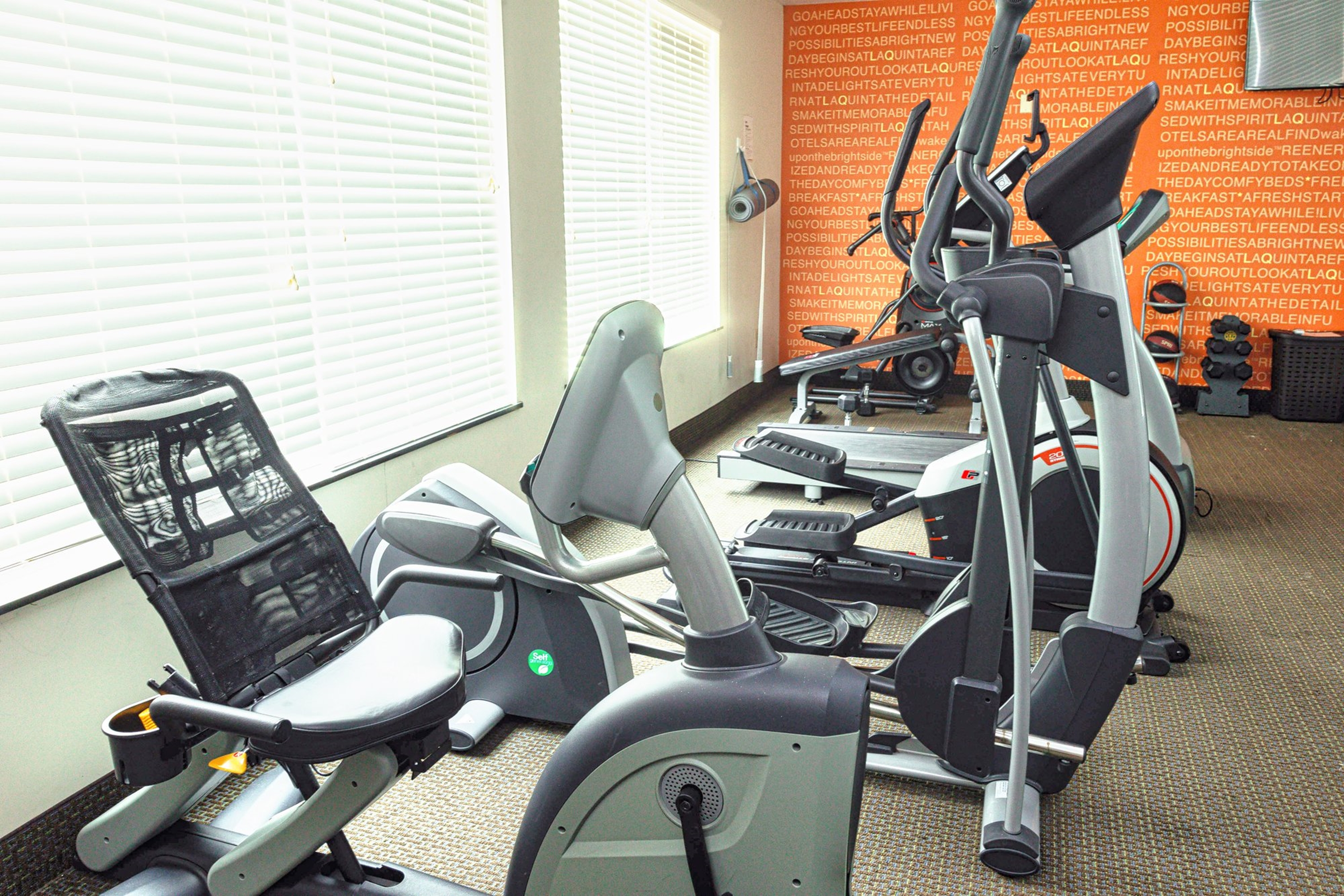 Fitness room at La Quinta Inn & Suites by Wyndham Starkville at MSU in Starkville, Mississippi