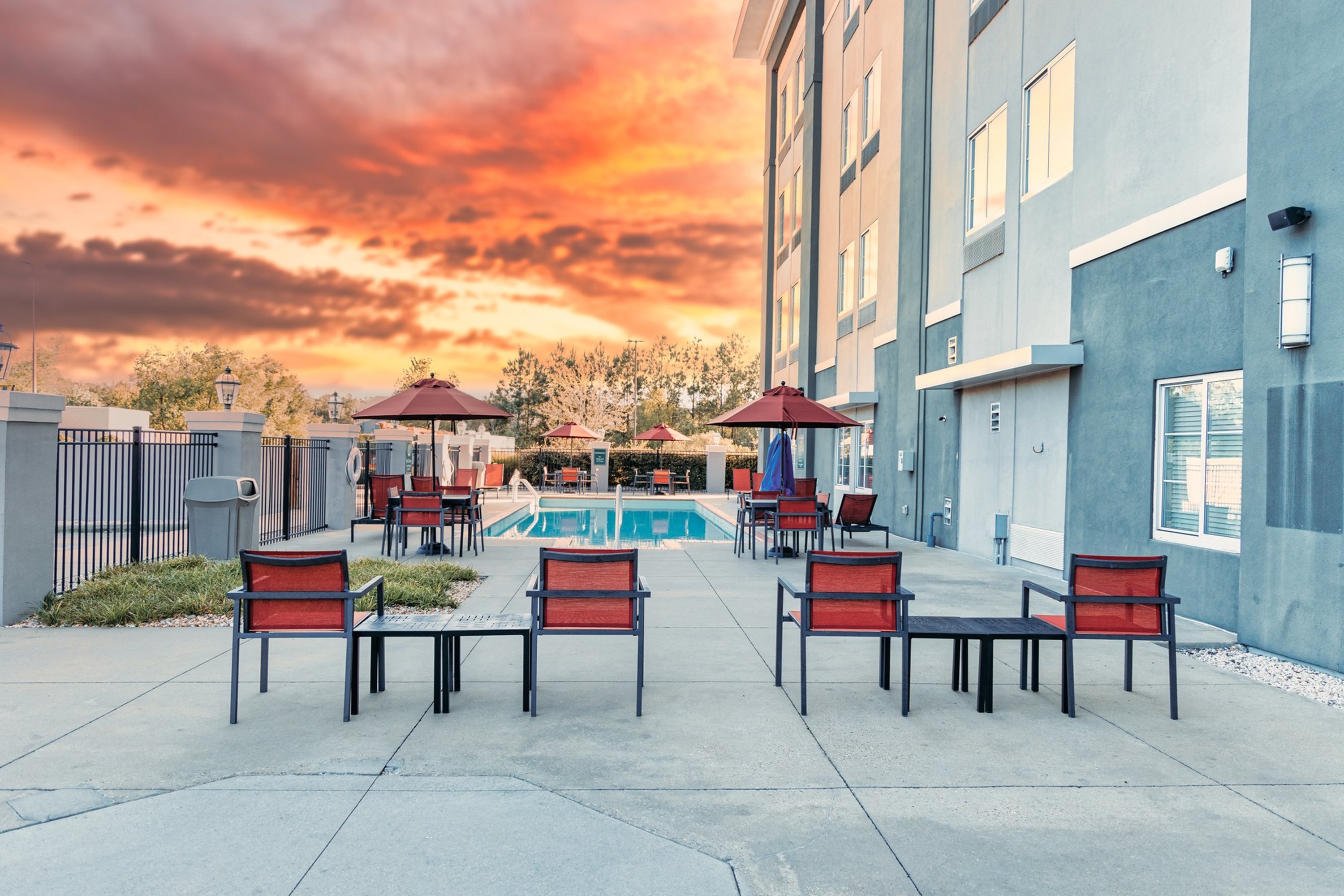 Pool at the La Quinta Inn & Suites by Wyndham Starkville at MSU in Starkville, Mississippi
