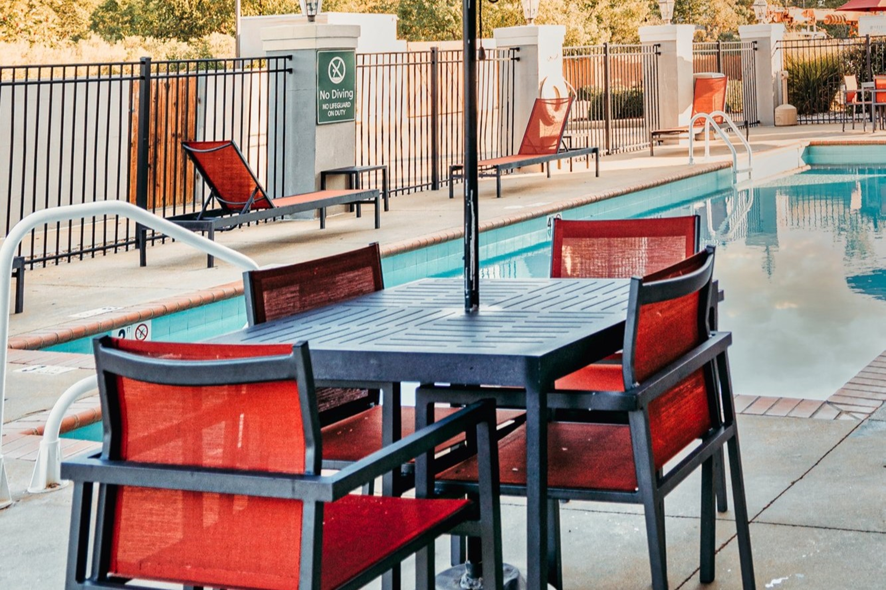 Pool at the La Quinta Inn & Suites by Wyndham Starkville at MSU in Starkville, Mississippi