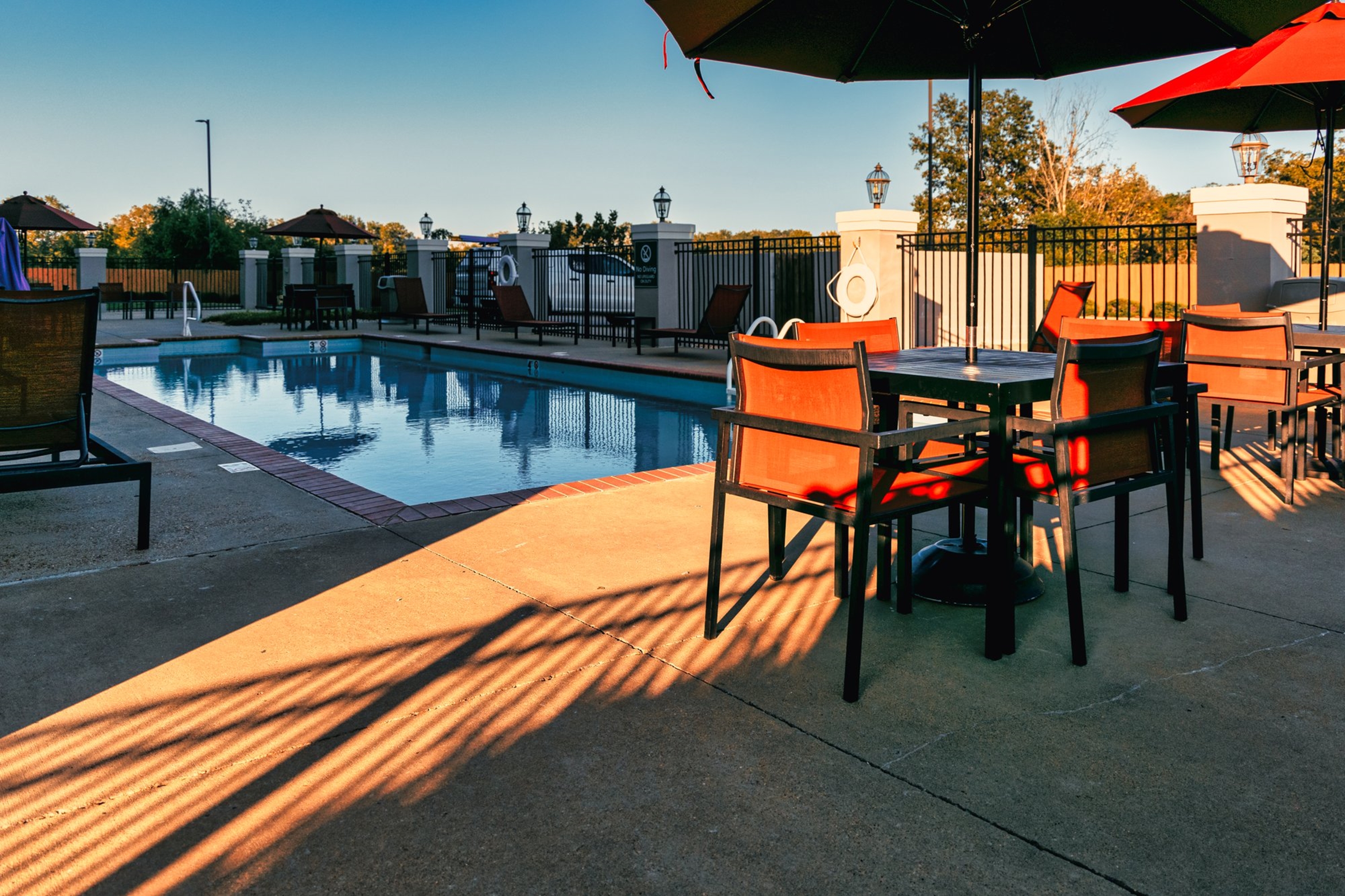 Pool at the La Quinta Inn & Suites by Wyndham Starkville at MSU in Starkville, Mississippi