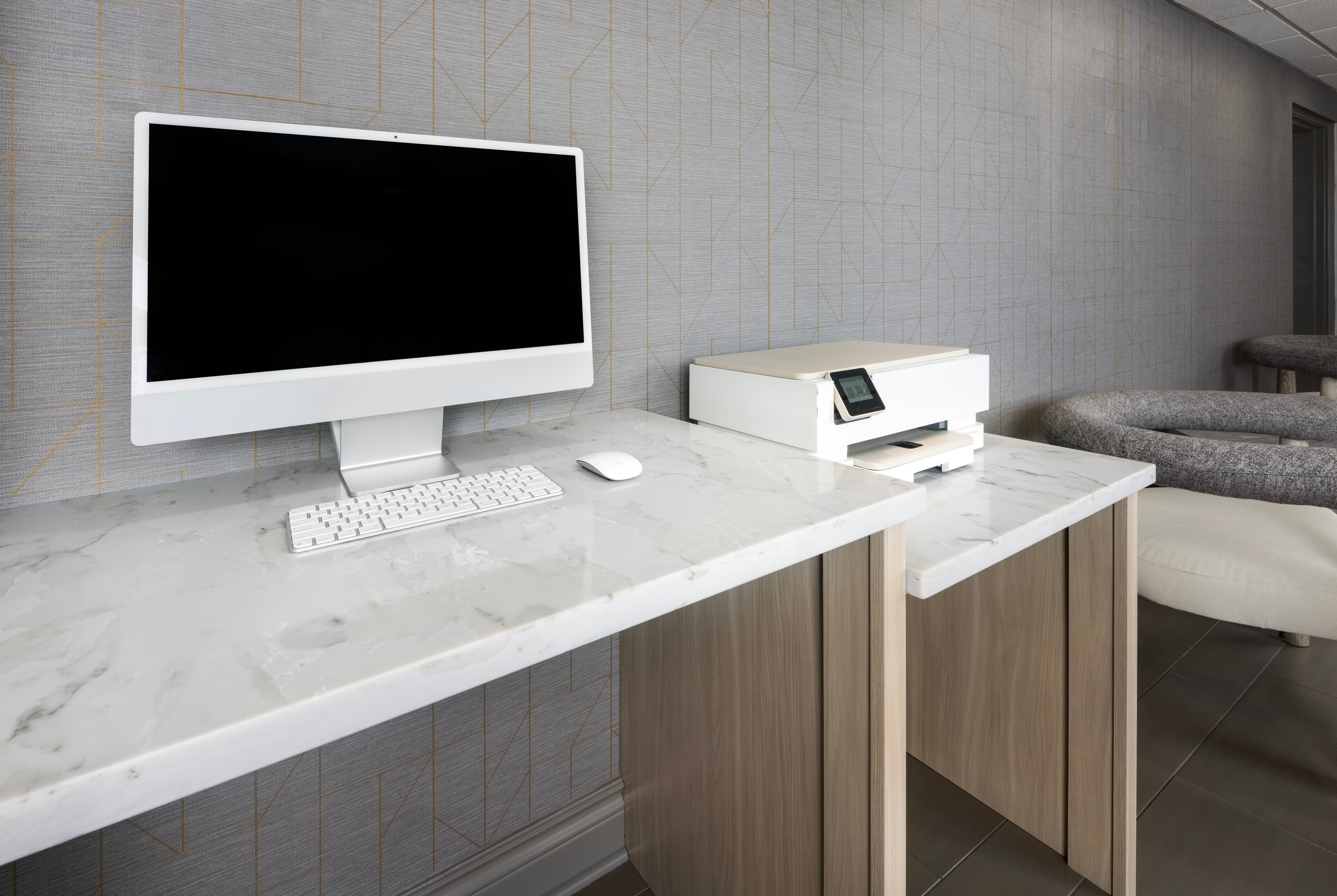 La Quinta Inn & Suites by Wyndham Asheville Downtown business center feature in Asheville, North Carolina