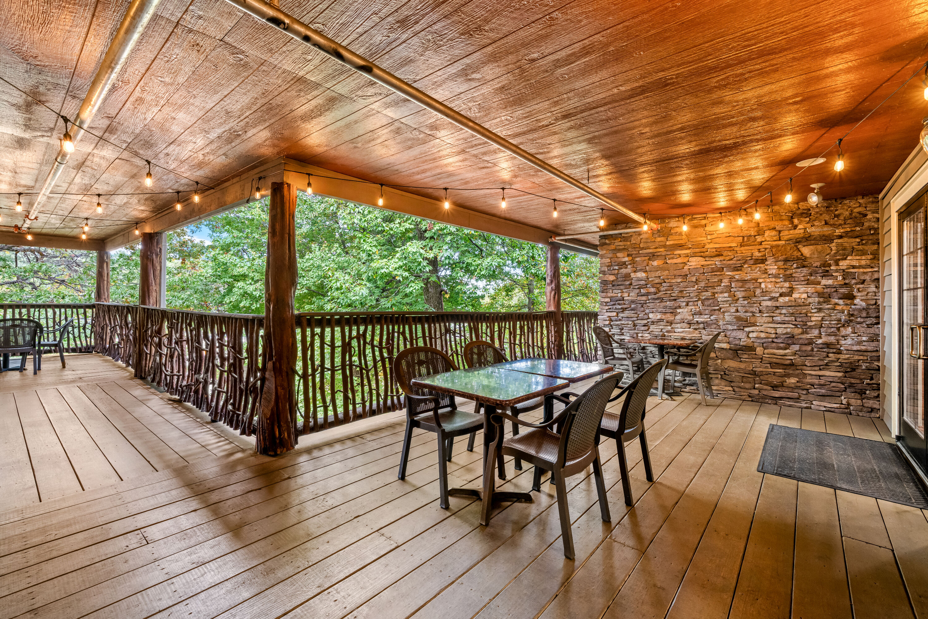 Bar patio at La Quinta Inn & Suites by Wyndham Boone University in Boone, North Carolina