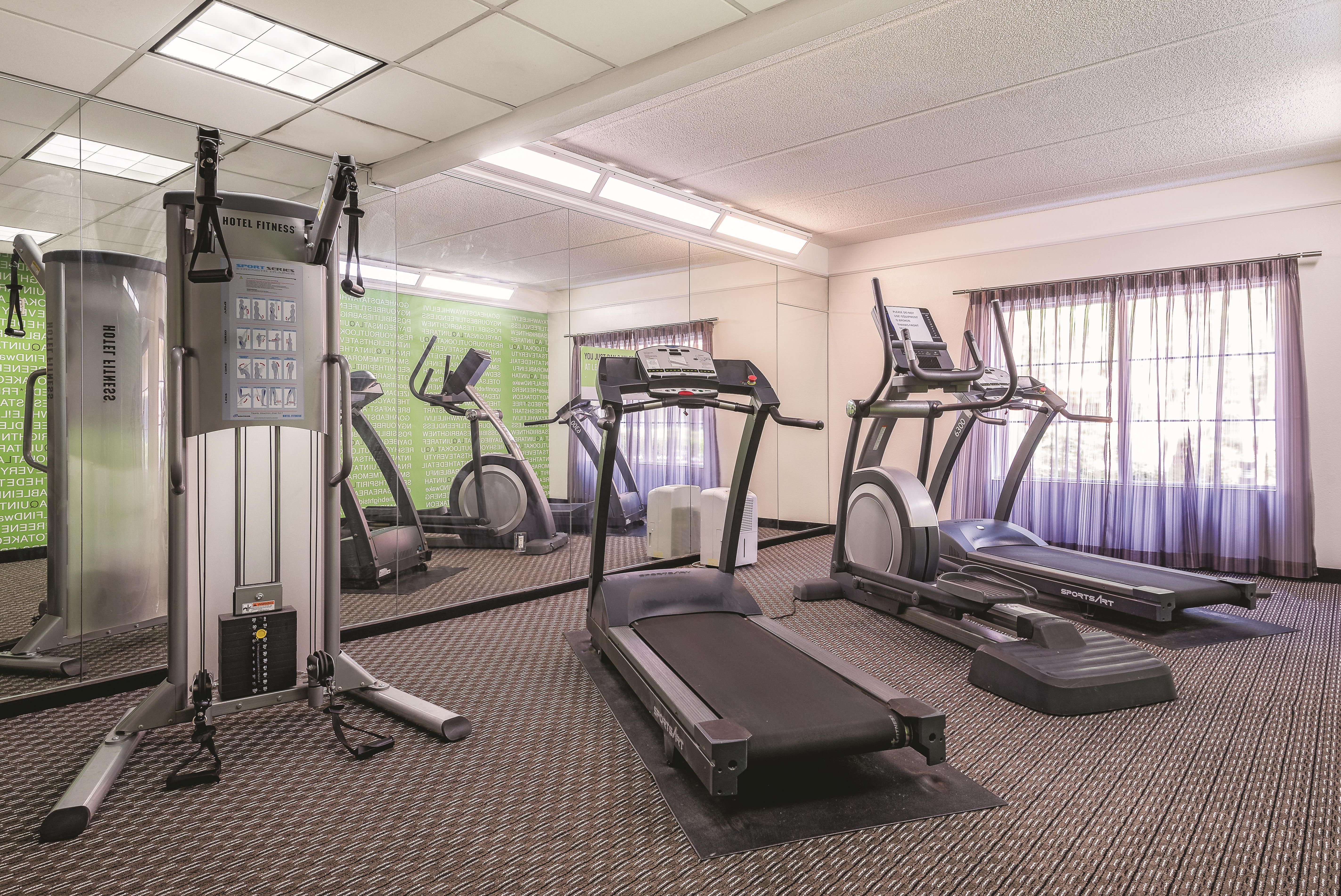 Fitness room at La Quinta Inn & Suites by Wyndham Univ Area Chapel Hill in Durham, North Carolina