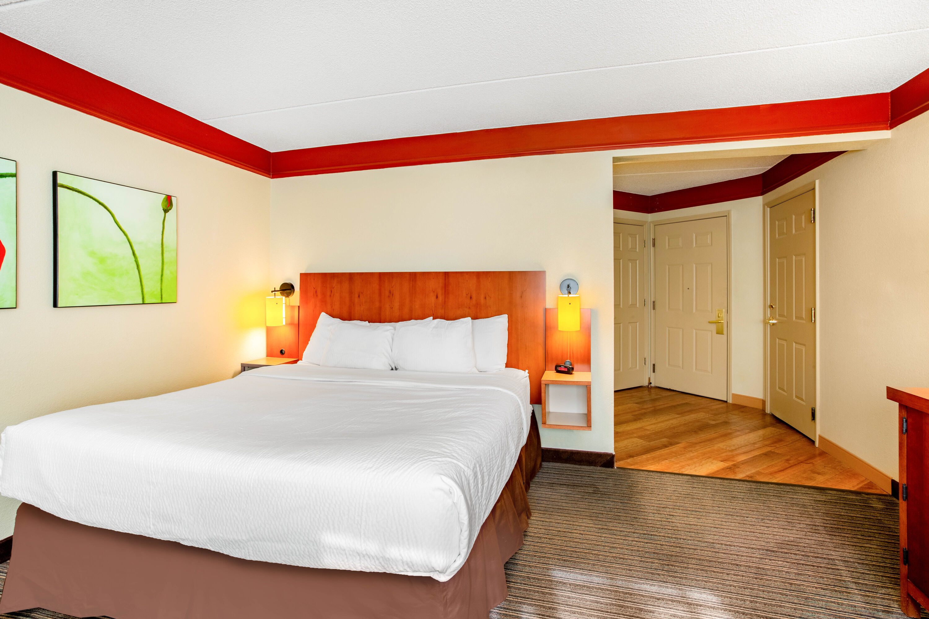 Guest room at the La Quinta Inn & Suites by Wyndham Raleigh/Durham Southpoint in Durham, North Carolina