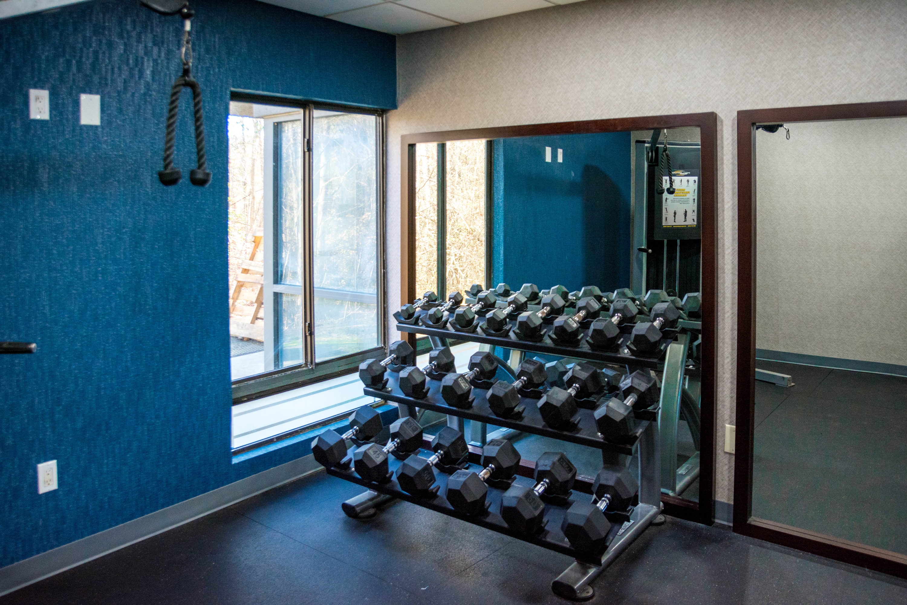 Fitness room at La Quinta Inn & Suites by Wyndham Fayetteville I-95 in Fayetteville, North Carolina