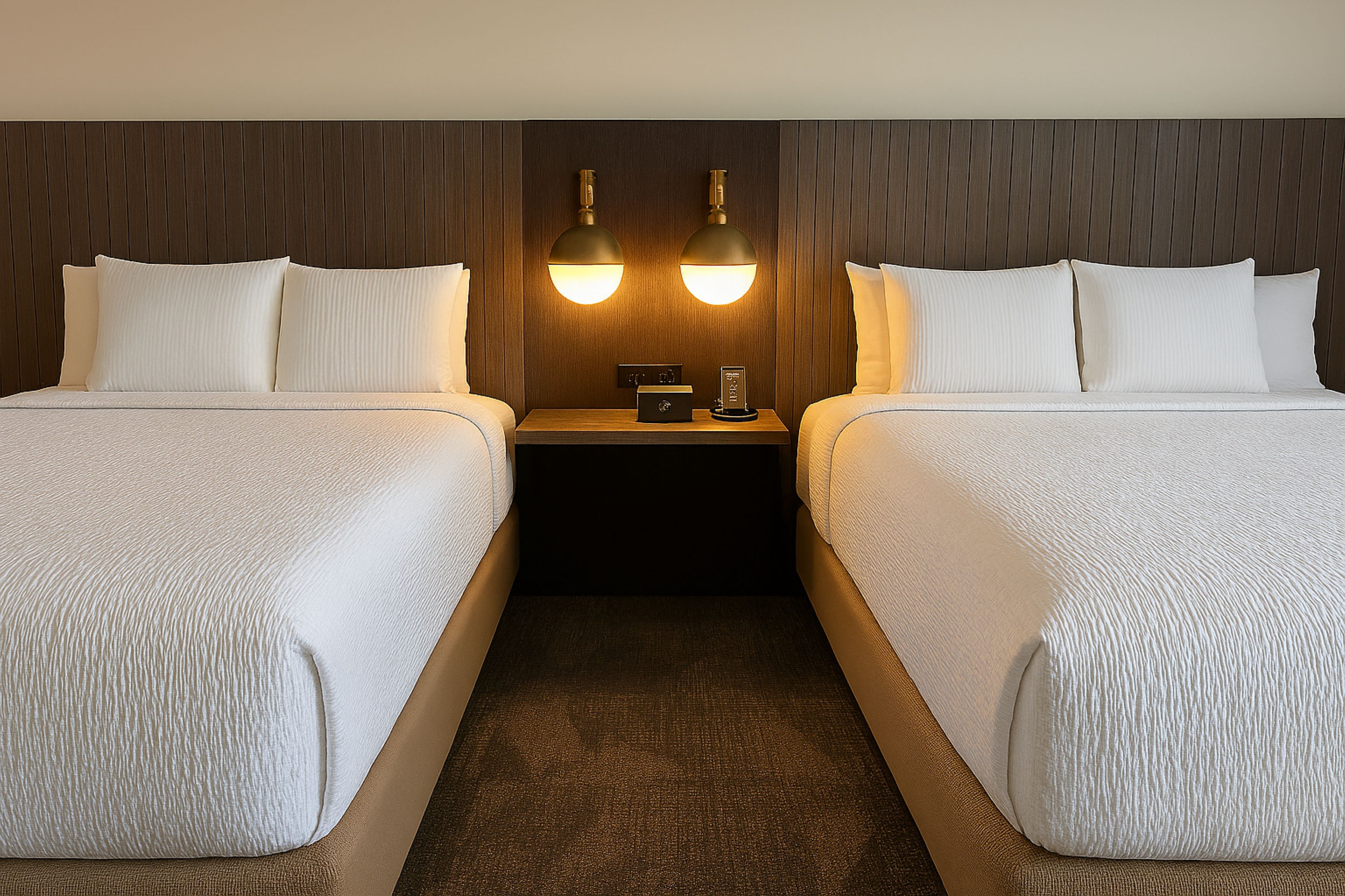 Guest room at the La Quinta Inn & Suites by Wyndham Mebane in Mebane, North Carolina