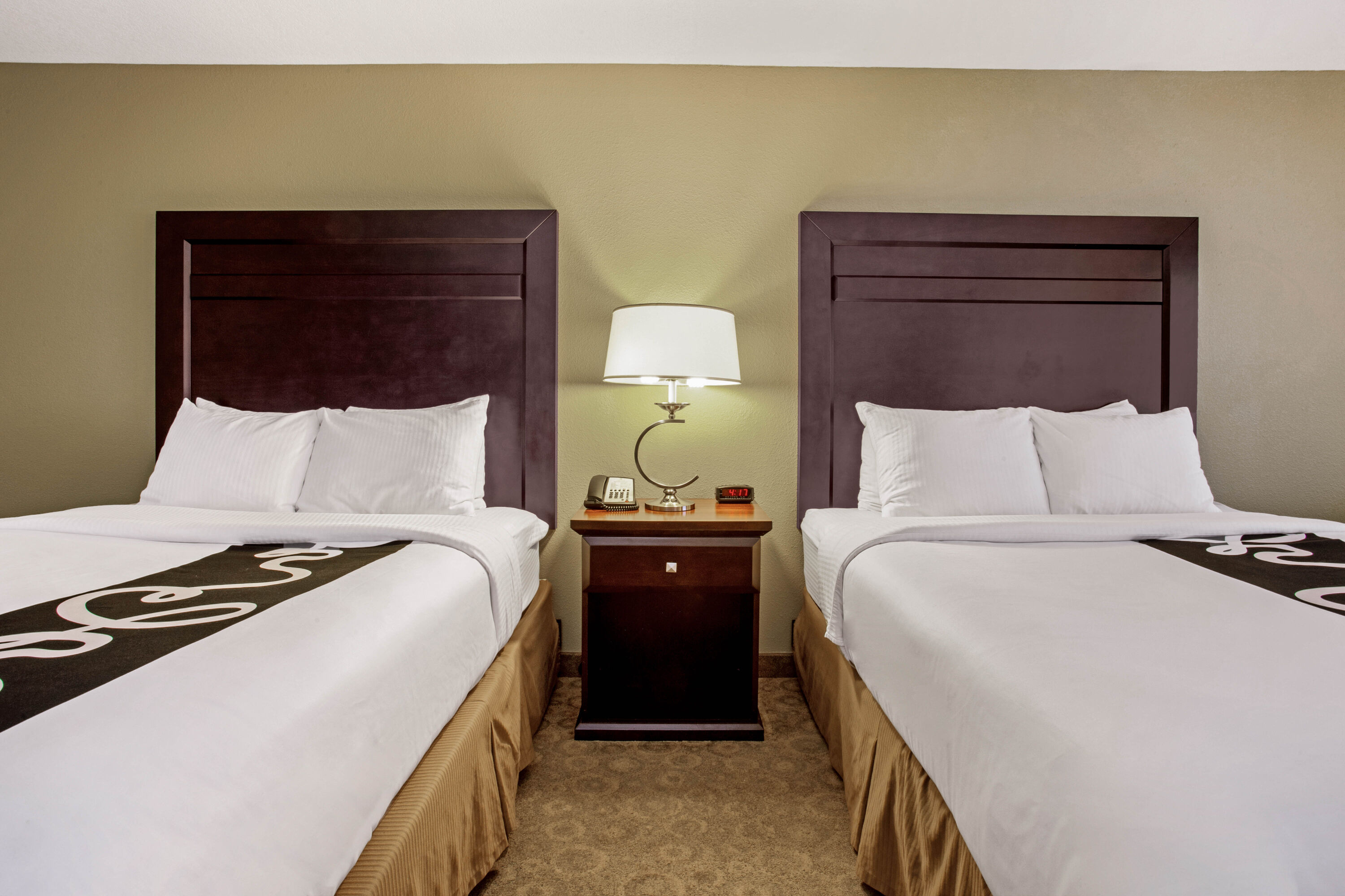 Guest room at the La Quinta Inn & Suites by Wyndham Bismarck in Bismarck, North Dakota