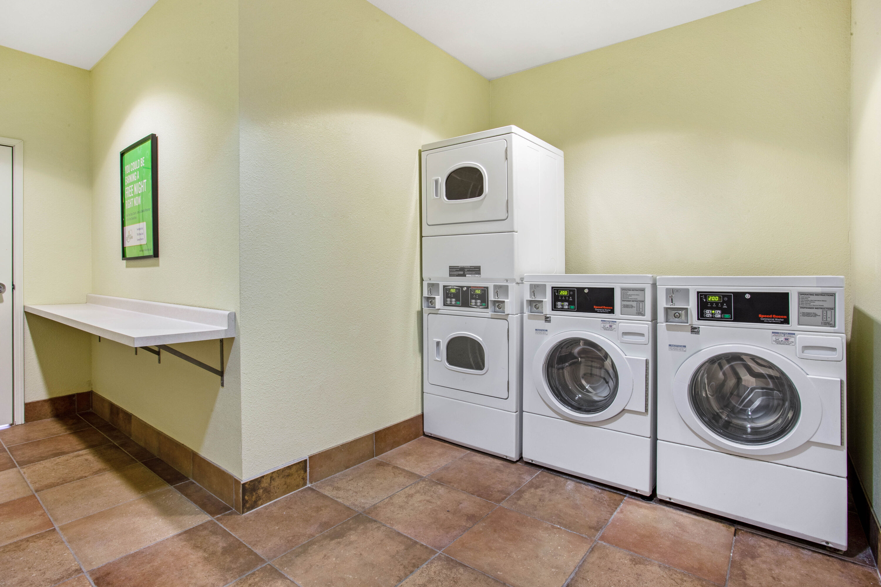 Laundry facilities at La Quinta Inn & Suites by Wyndham Bismarck in Bismarck, North Dakota