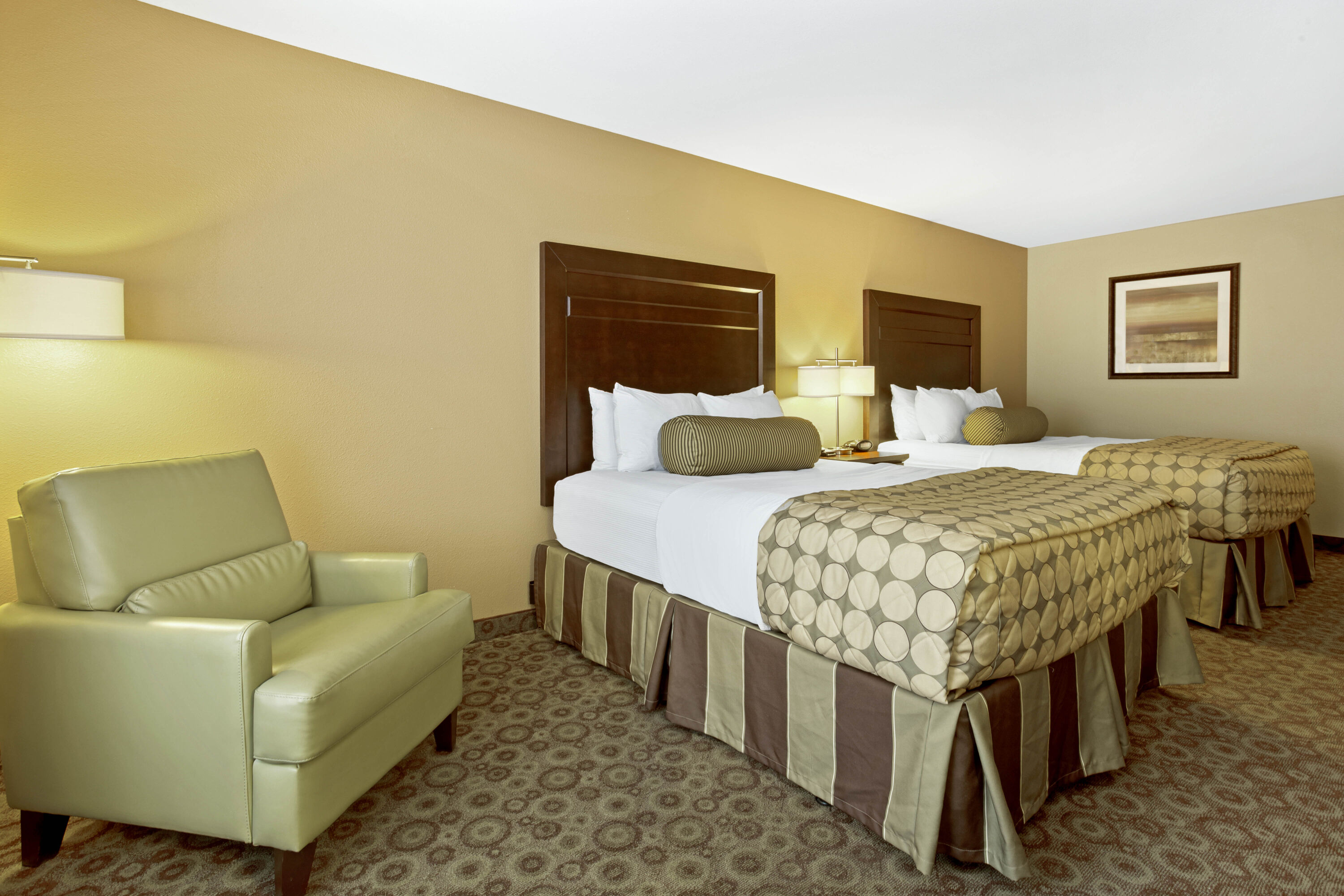 Guest room at the La Quinta Inn & Suites by Wyndham Dickinson in Dickinson, North Dakota