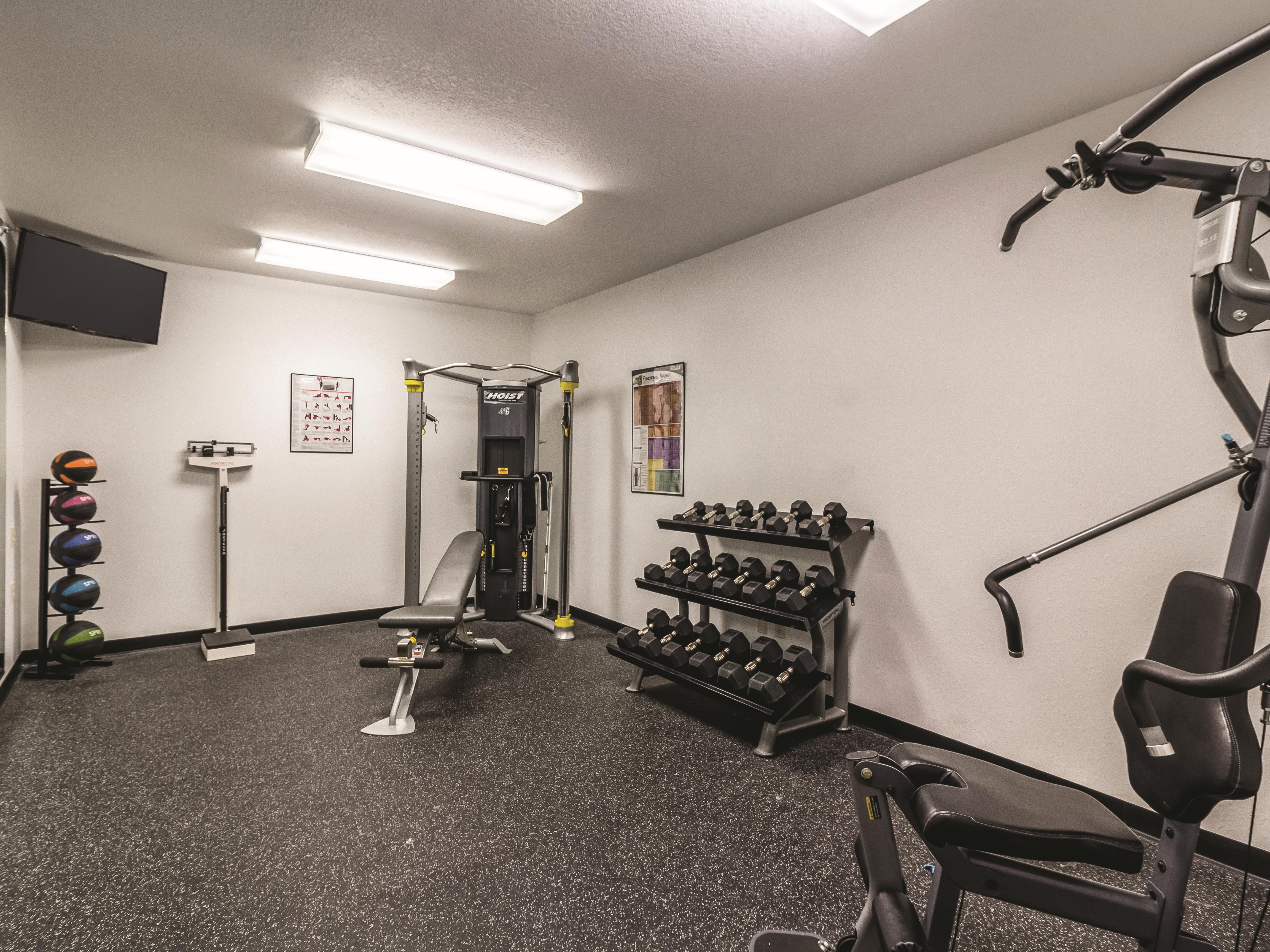 Fitness room at La Quinta Inn & Suites by Wyndham Fargo-Medical Center in Fargo, North Dakota