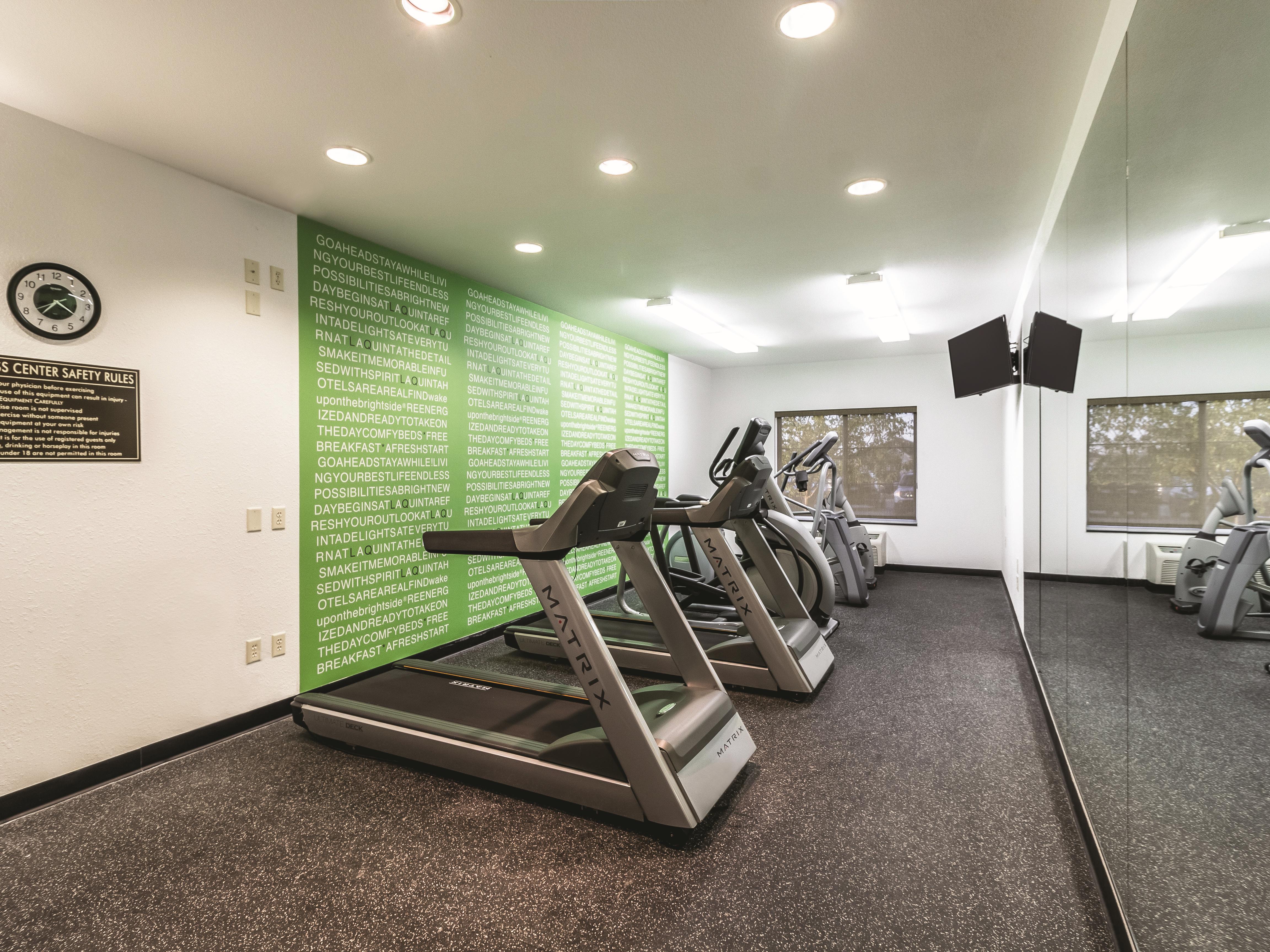 Fitness room at La Quinta Inn & Suites by Wyndham Fargo-Medical Center in Fargo, North Dakota