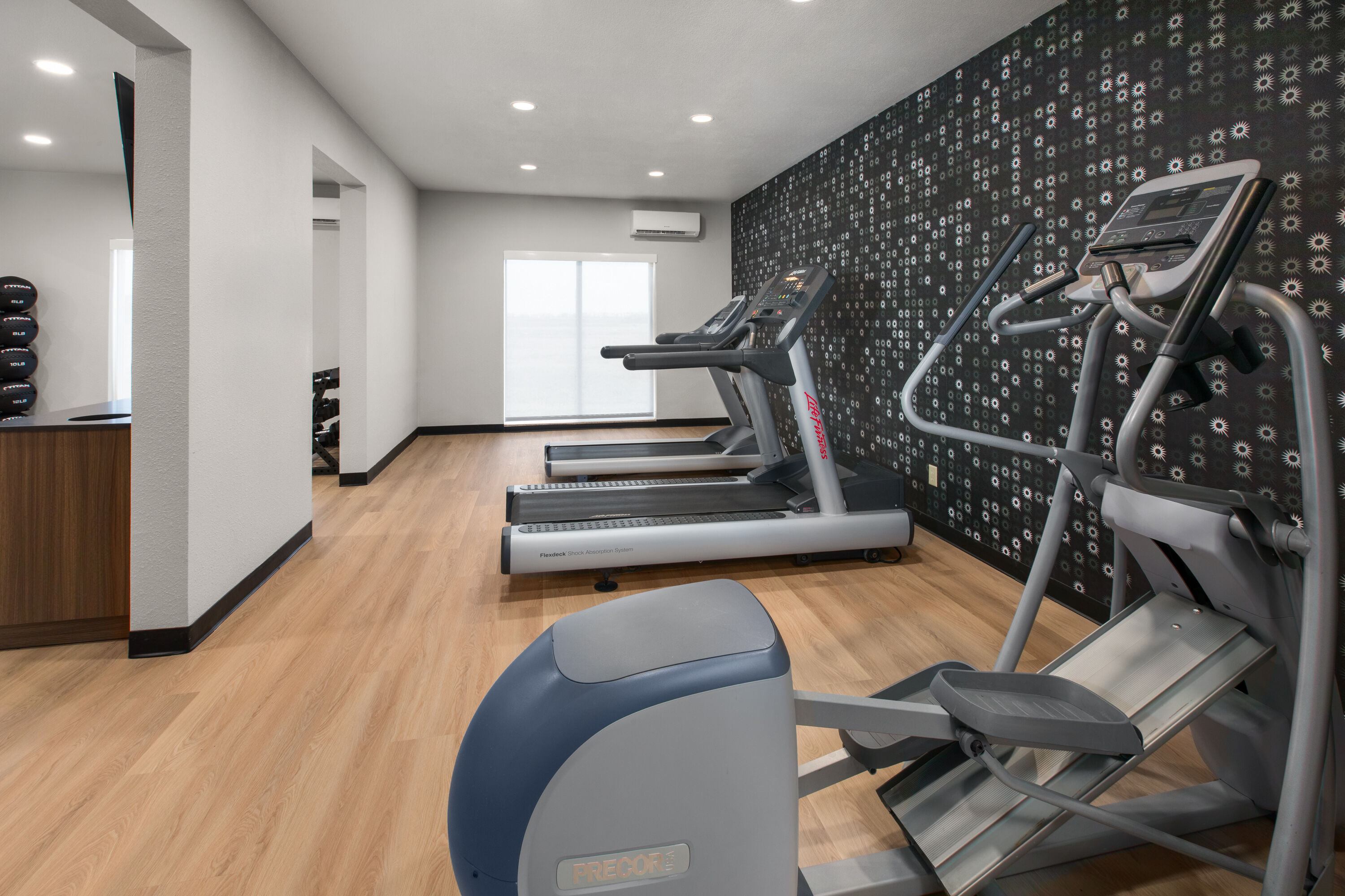 Fitness room at La Quinta Inn & Suites by Wyndham Minot in Minot, North Dakota