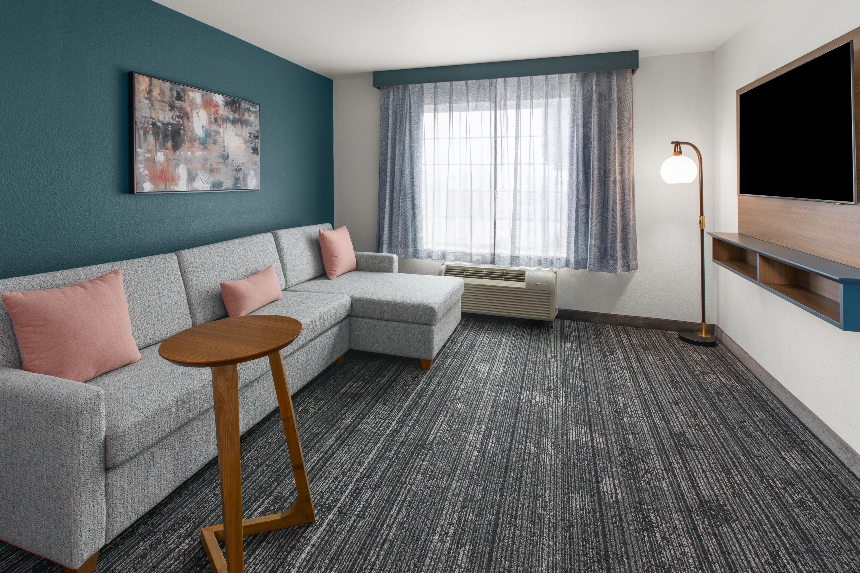 Guest room at the La Quinta Inn & Suites by Wyndham Minot in Minot, North Dakota