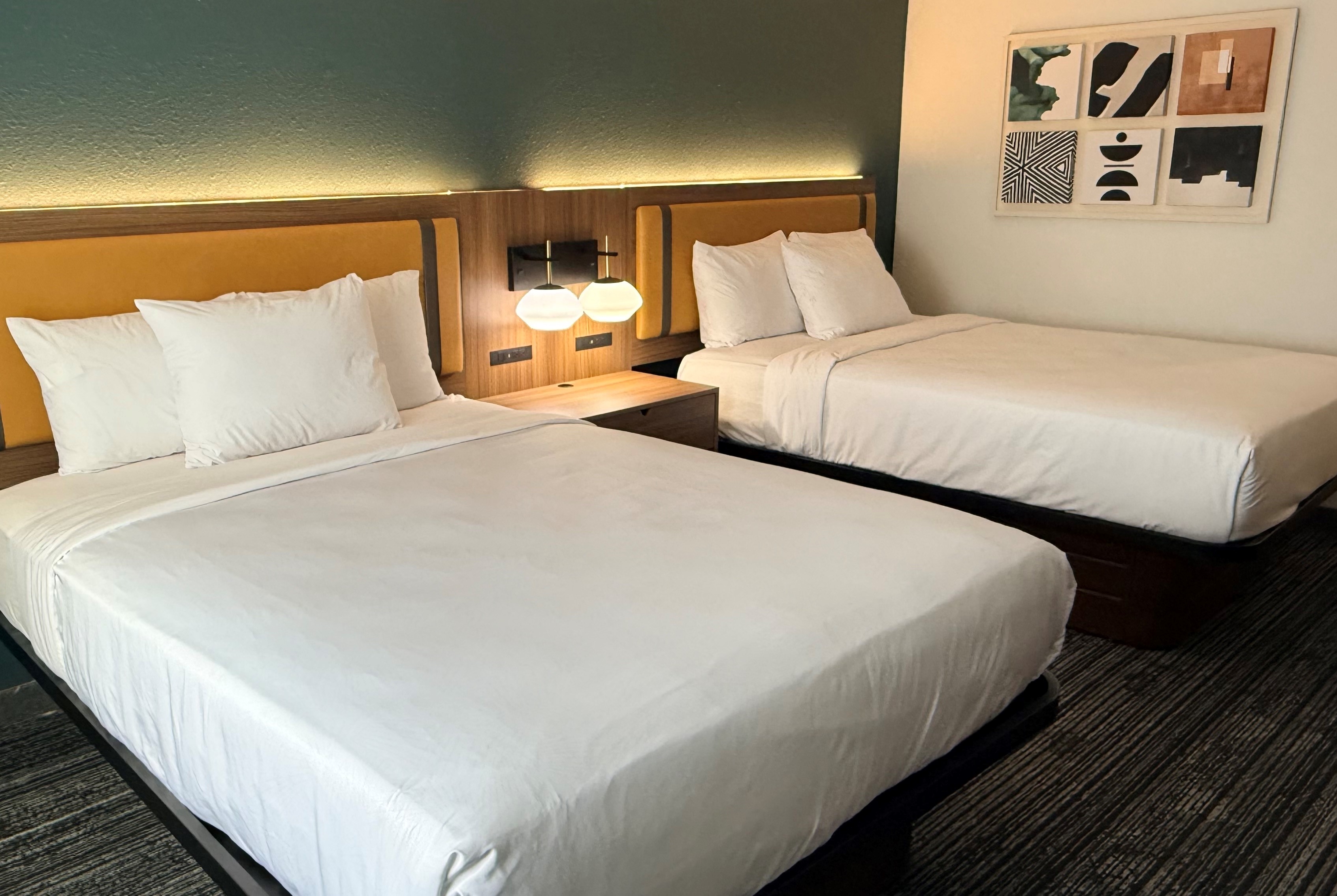 Guest room at the La Quinta Inn & Suites by Wyndham Minot in Minot, North Dakota