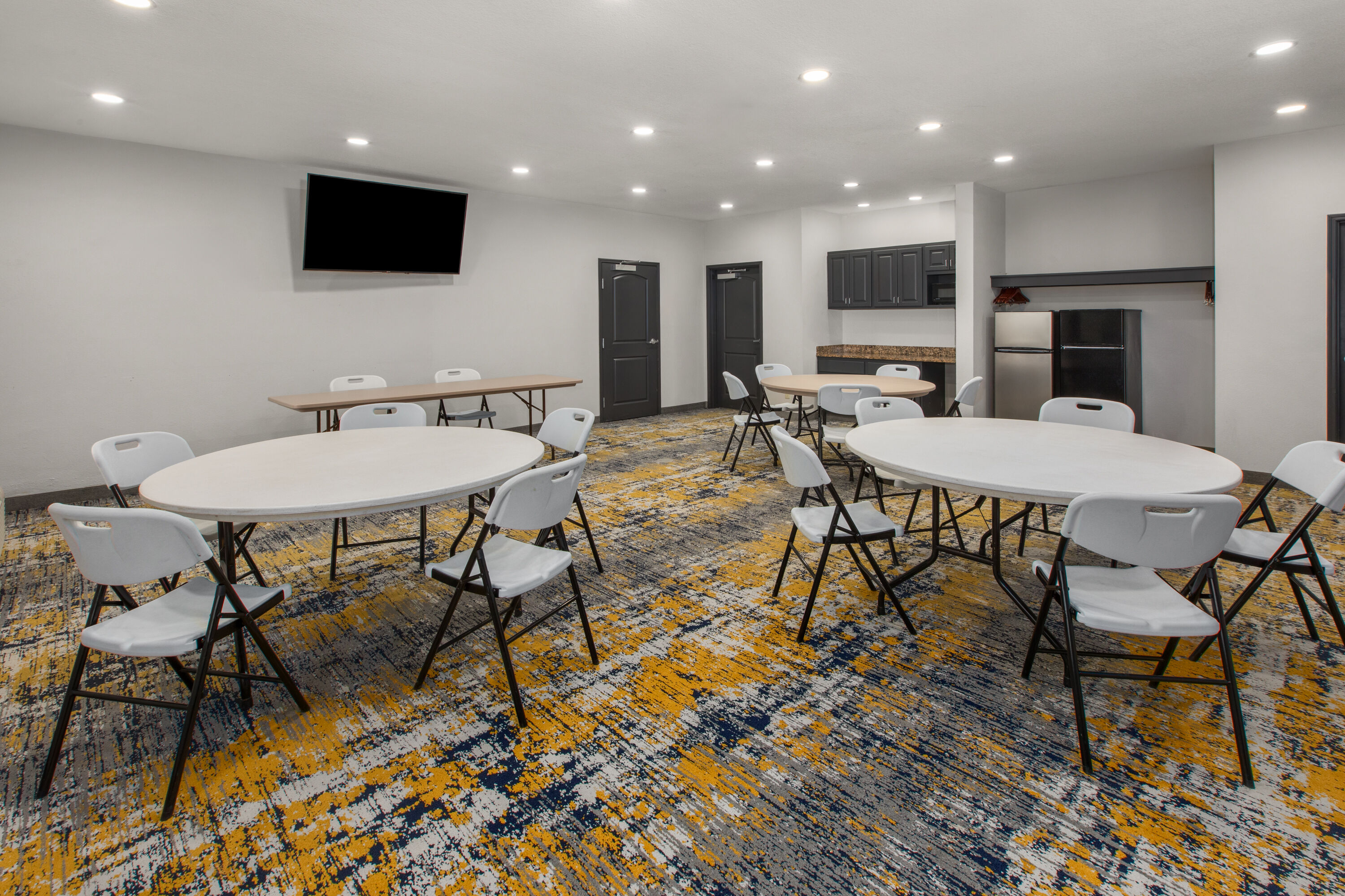 Meeting room at La Quinta Inn & Suites by Wyndham Minot in Minot, North Dakota
