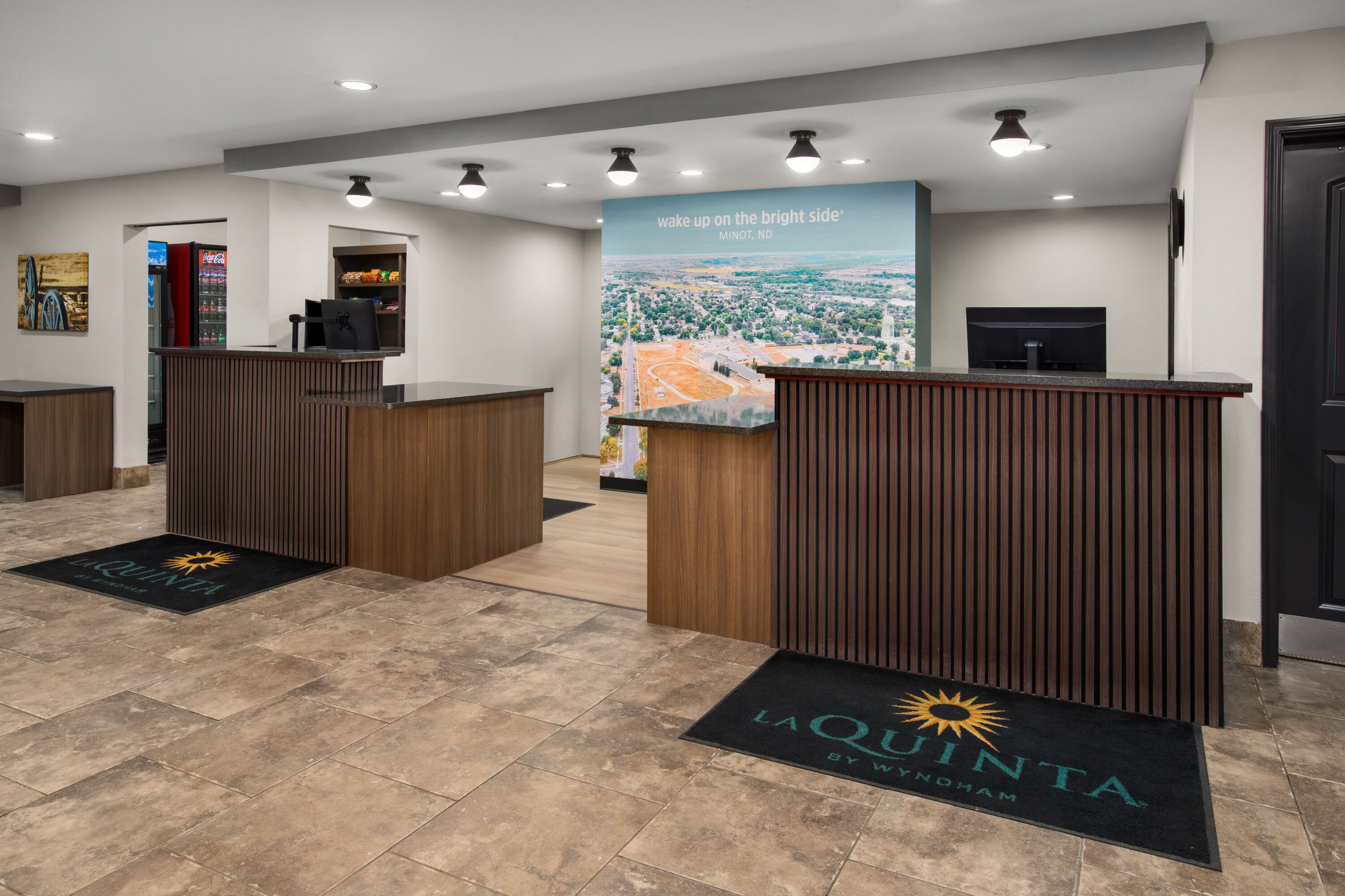 La Quinta Inn & Suites by Wyndham Minot reception in Minot, North Dakota