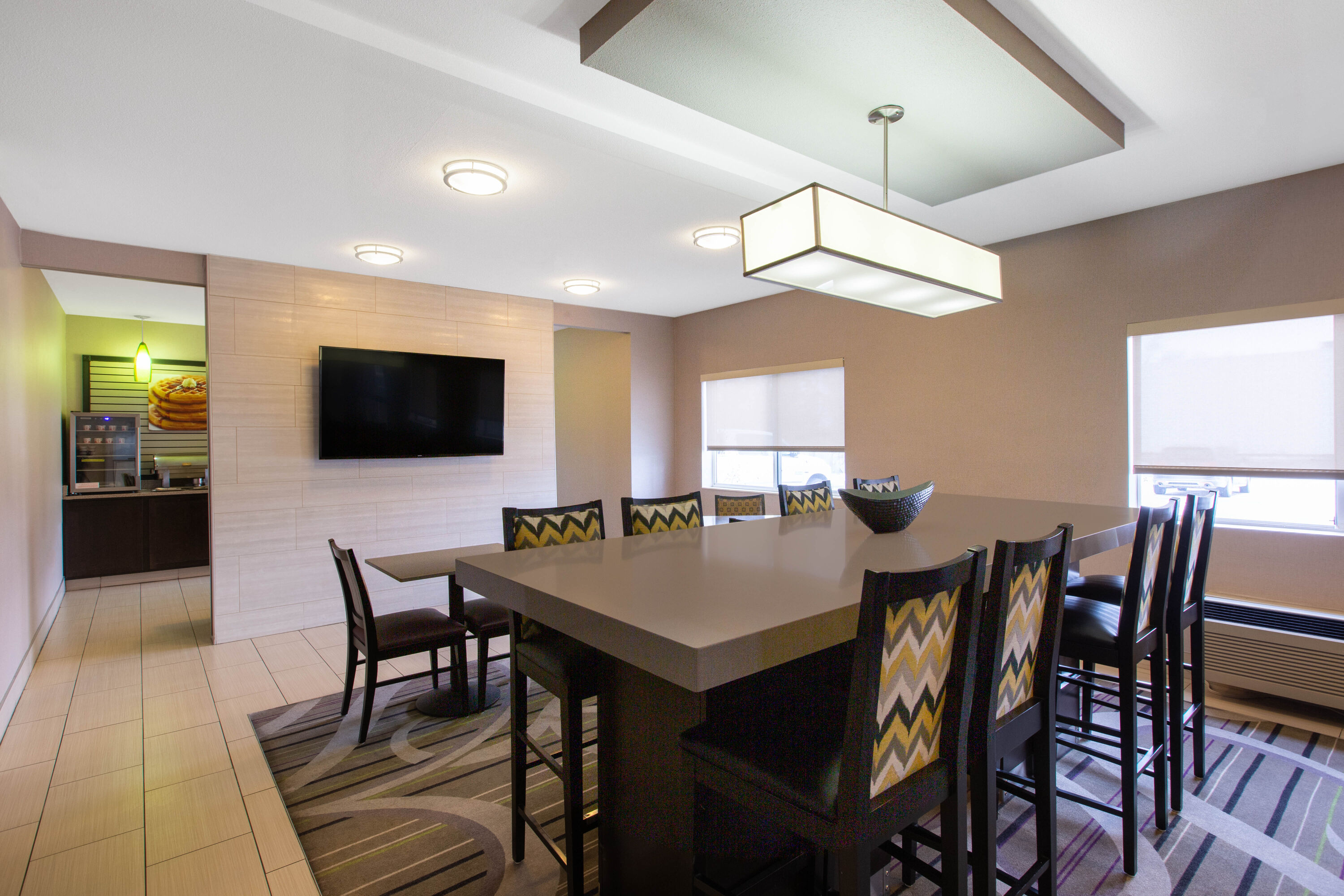 Free breakfast at La Quinta Inn by Wyndham Lincoln in Lincoln, Nebraska