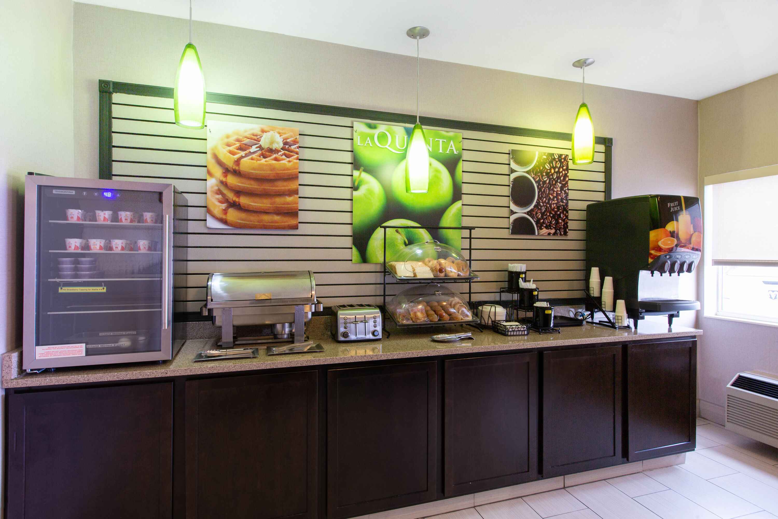 Free breakfast at La Quinta Inn by Wyndham Lincoln in Lincoln, Nebraska