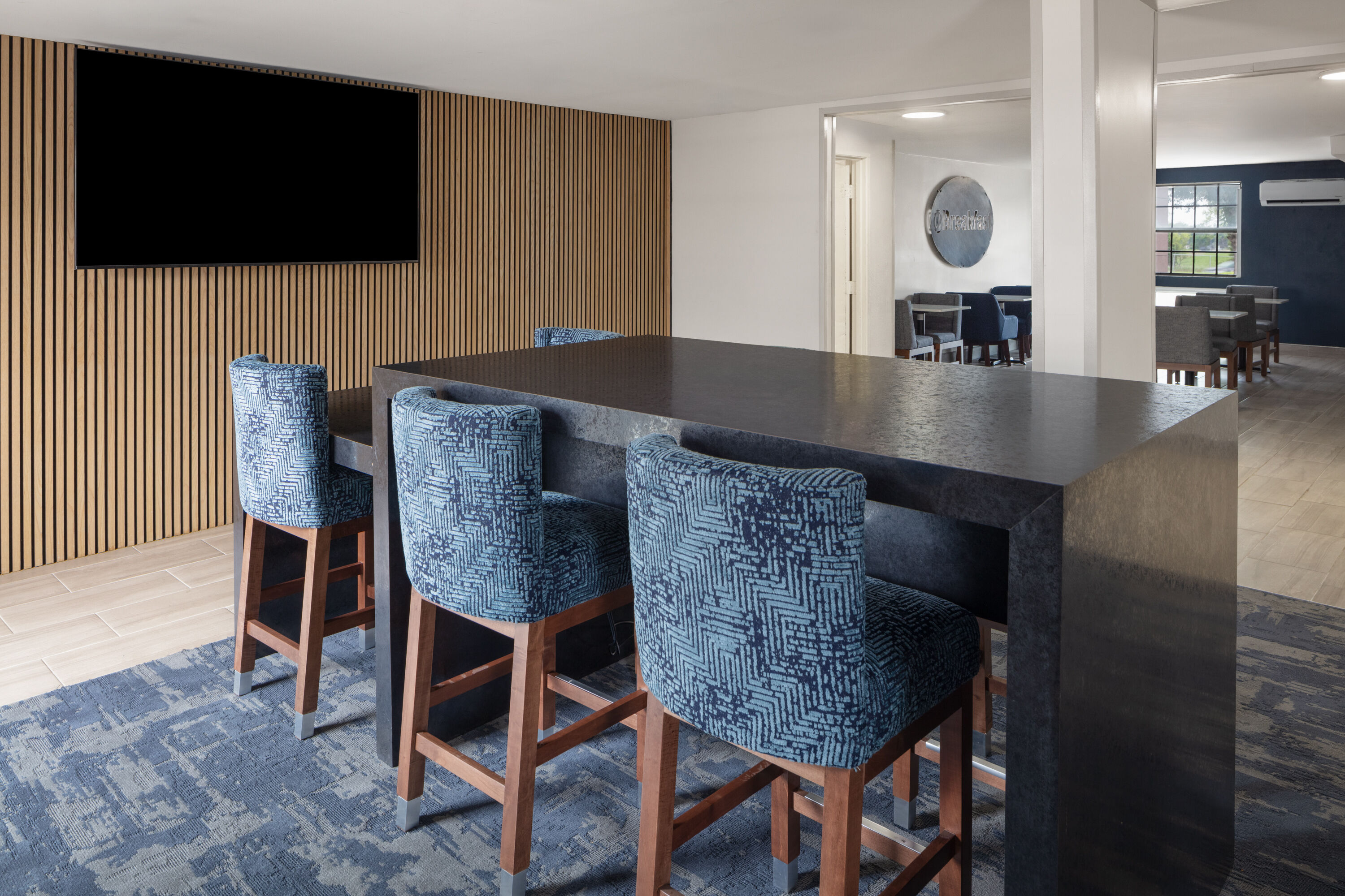 Free breakfast at La Quinta Inn by Wyndham Omaha West in Omaha, Nebraska