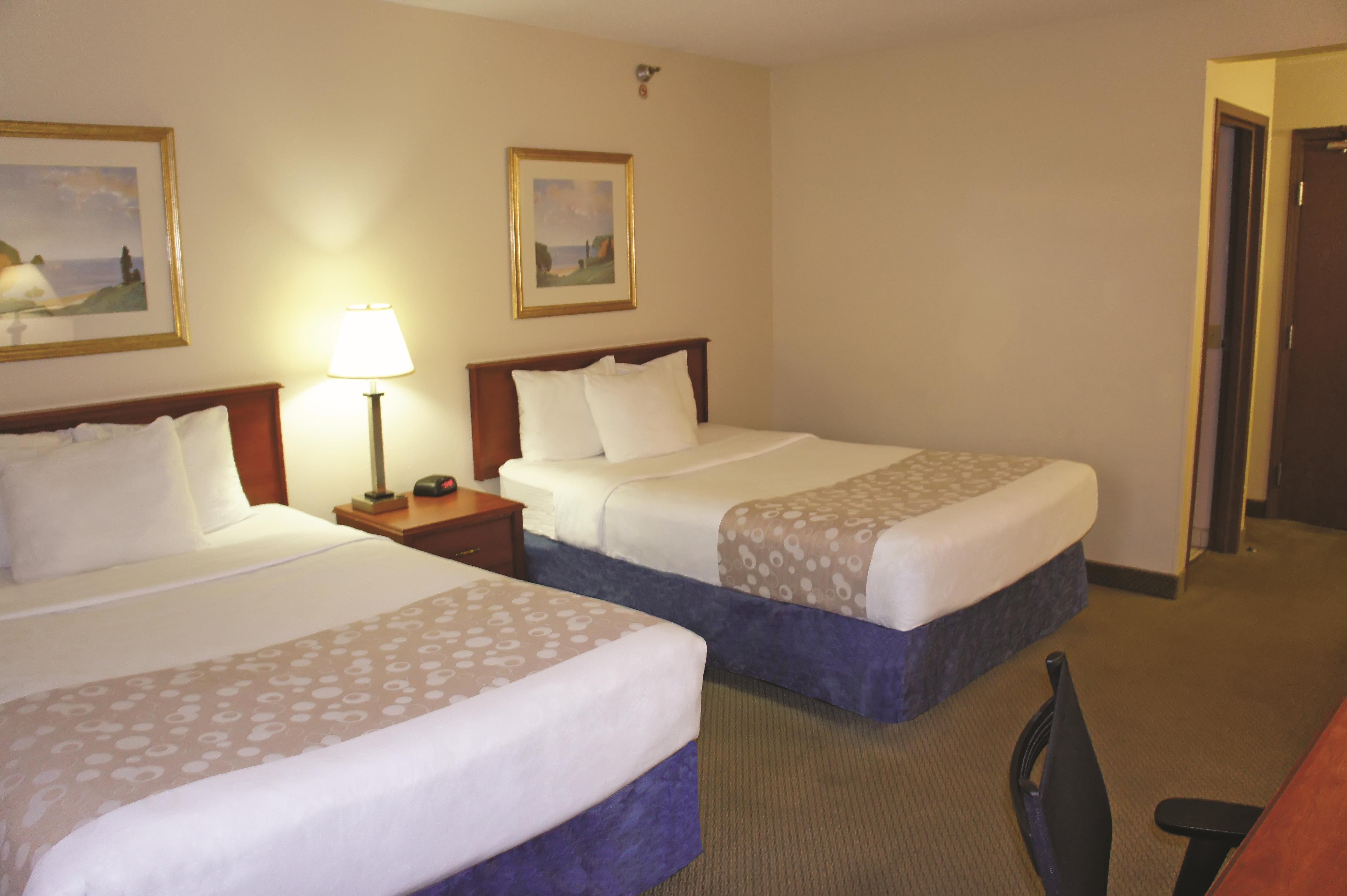 Guest room at the La Quinta Inn by Wyndham Omaha Southwest in Omaha, Nebraska
