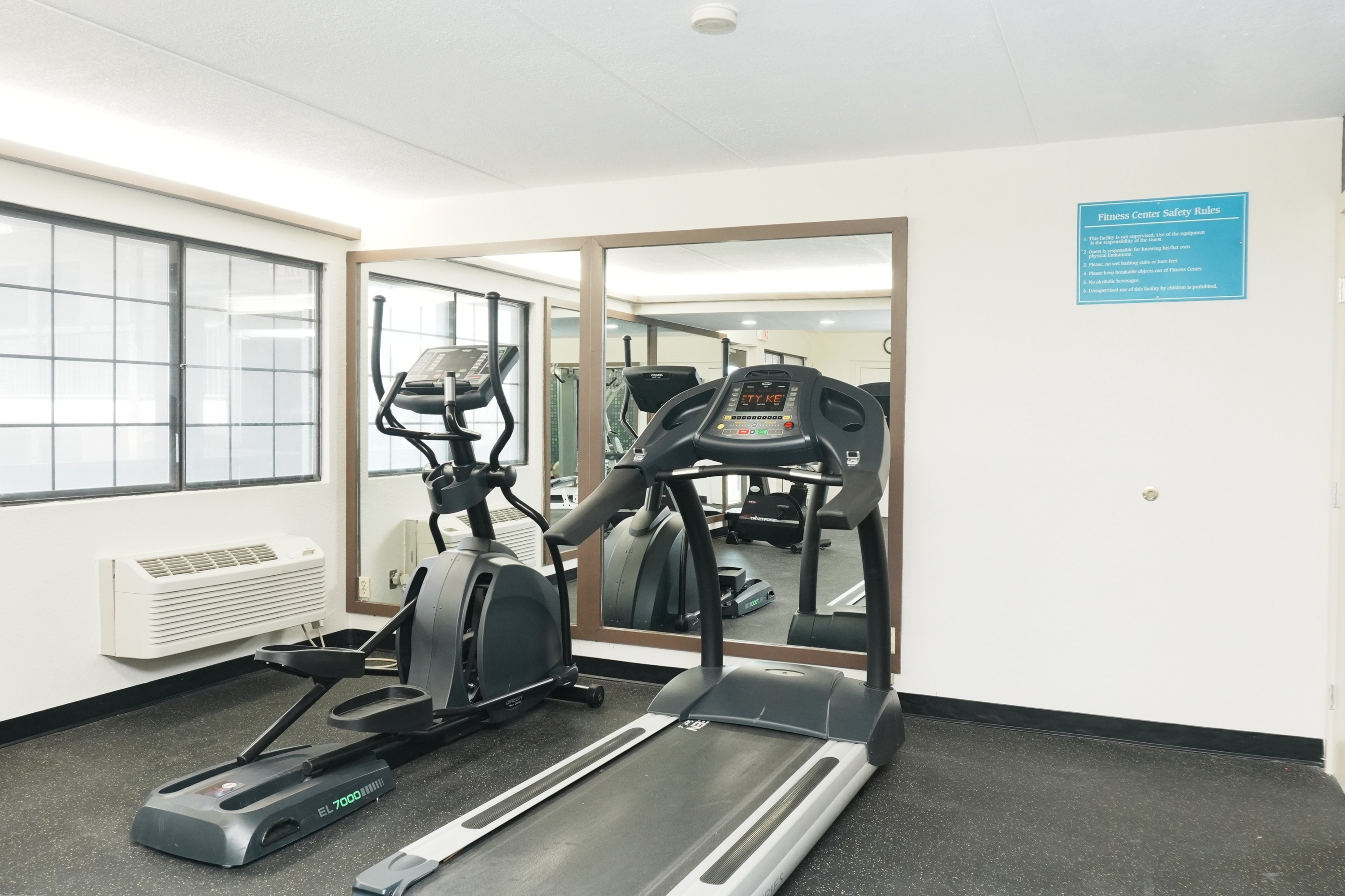 Fitness room at La Quinta Inn by Wyndham Albuquerque Airport in Albuquerque, New Mexico