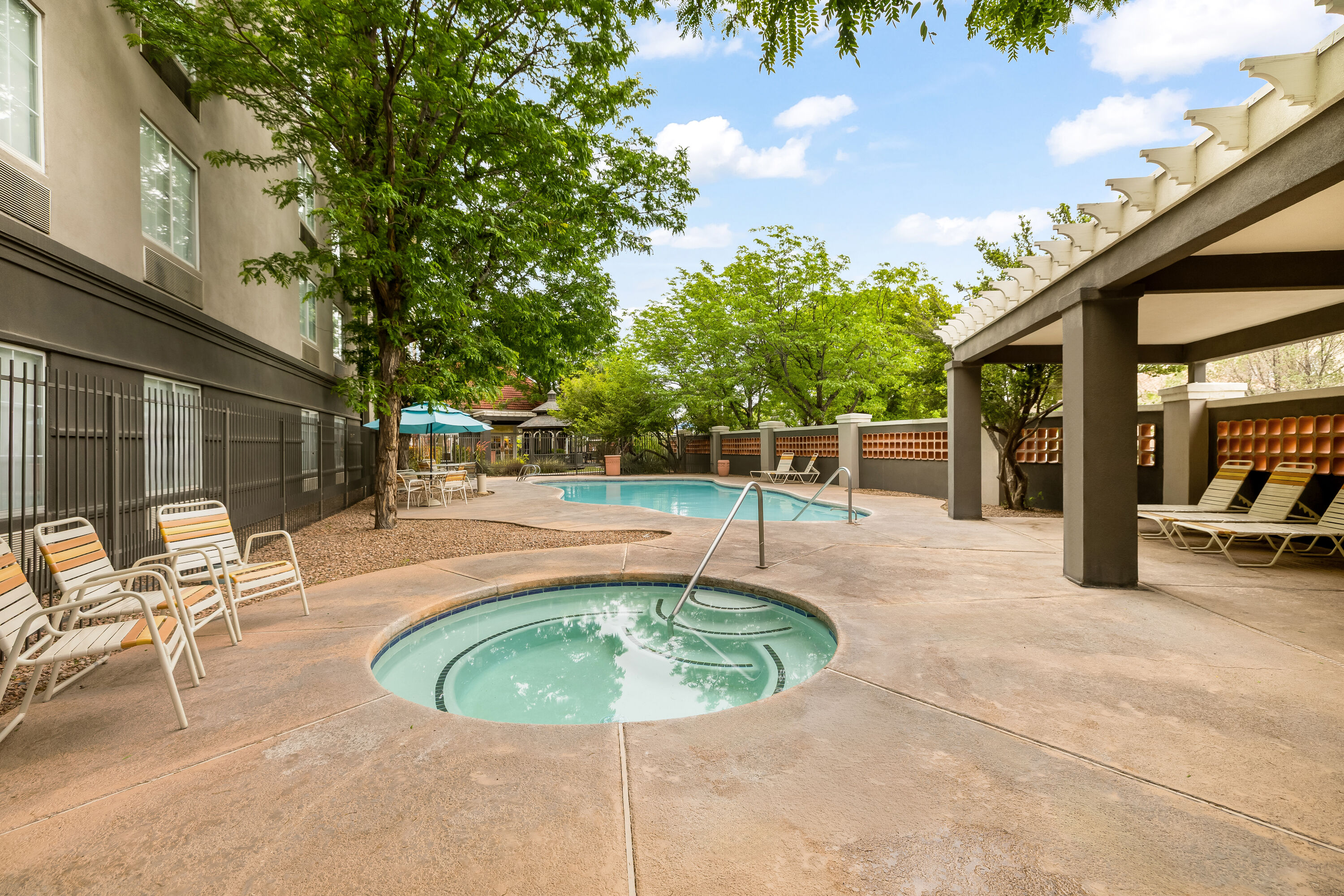 Hot tub at the La Quinta Inn & Suites by Wyndham Albuquerque West in Albuquerque, New Mexico