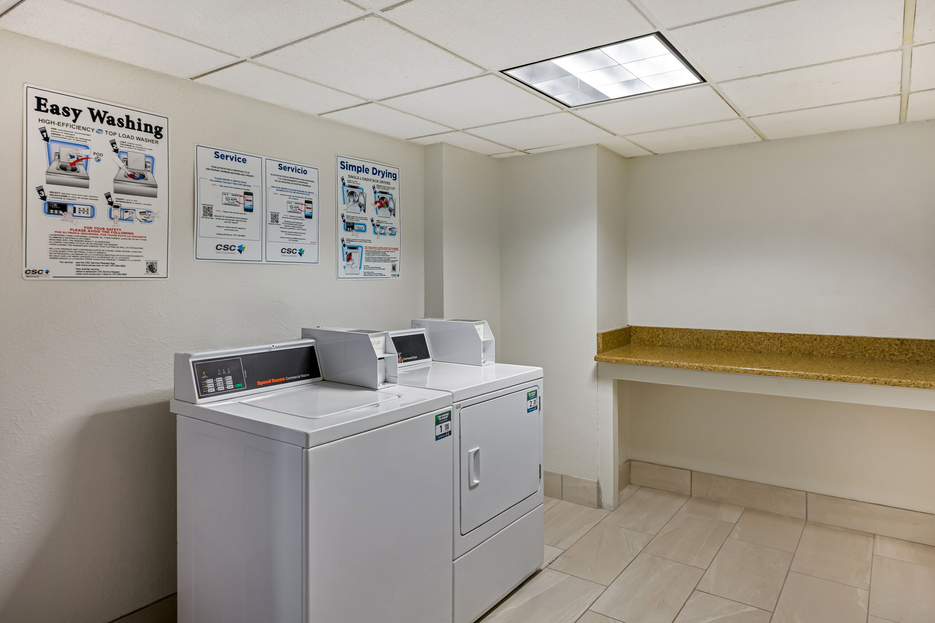 Laundry facilities at La Quinta Inn & Suites by Wyndham Albuquerque West in Albuquerque, New Mexico